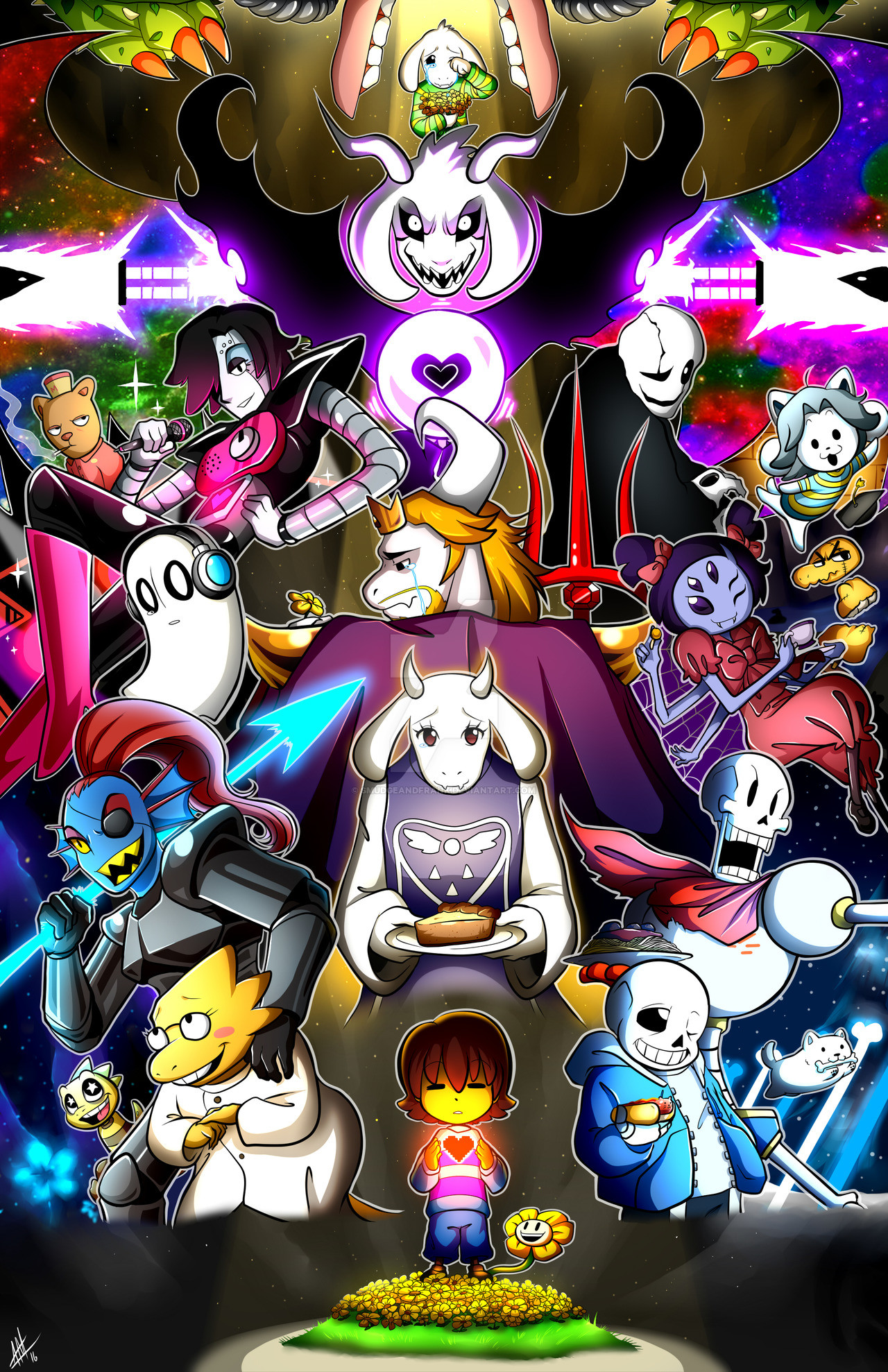 Undertale By Smudgeandfrank Undertale By Smudgeandfrank - Undertale Characters - HD Wallpaper 