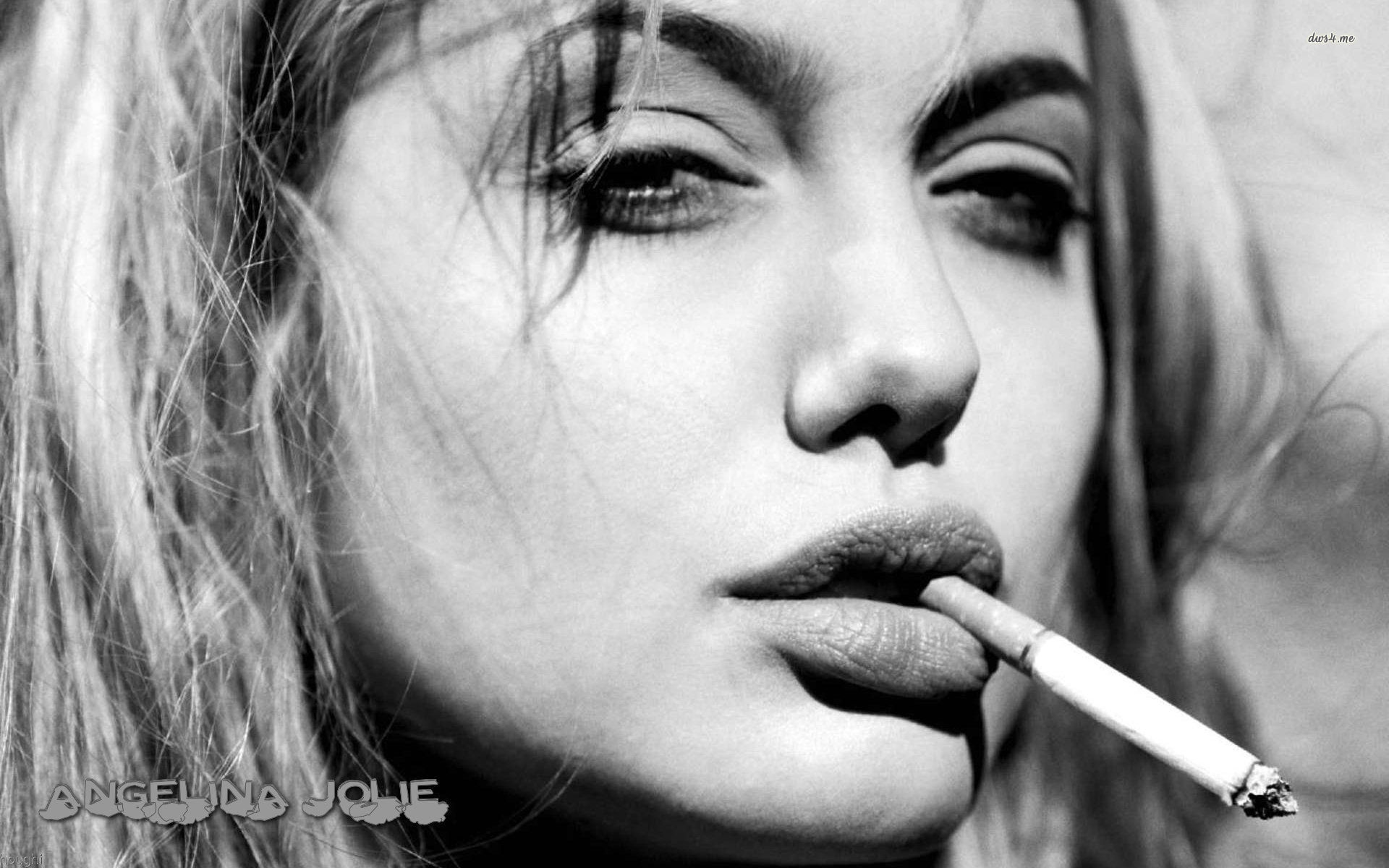 Angelina Jolie Hd Wallpapers Smoke - HD Wallpaper 