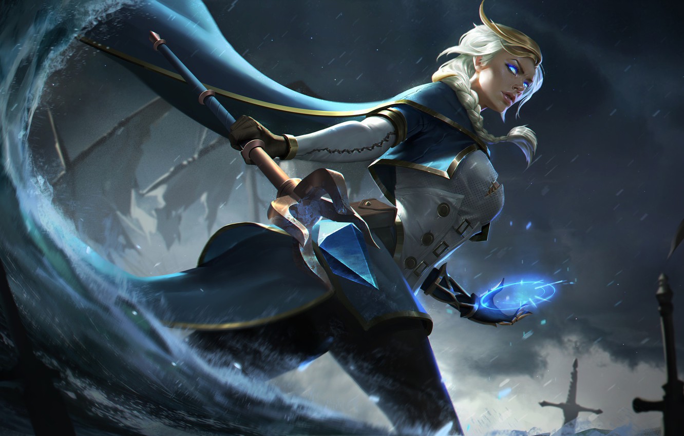 Photo Wallpaper World Of Warcraft, Warcraft, Jaina - Jaina Proudmoore Art - HD Wallpaper 