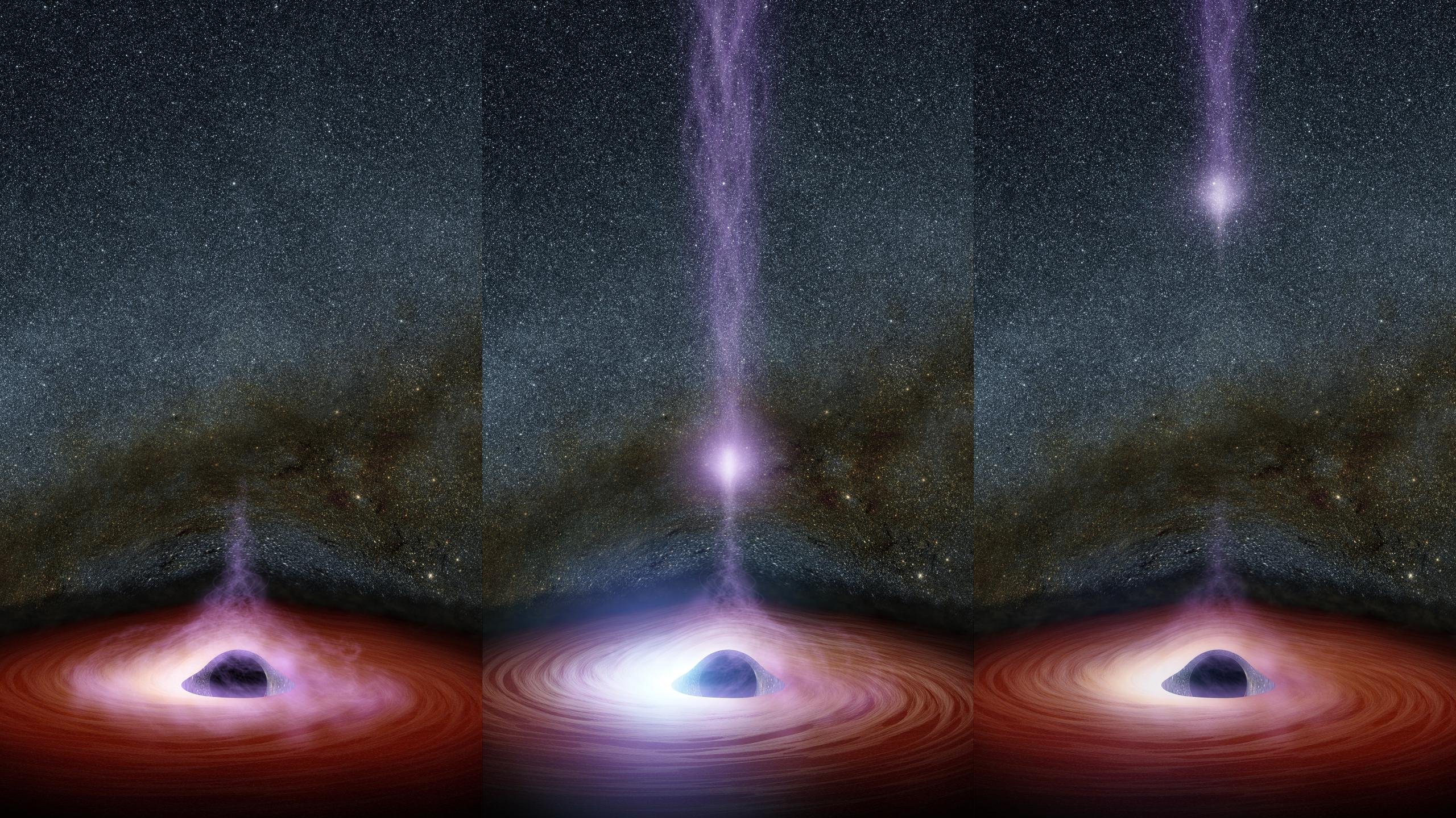 Nasa Black Hole Flare Images Wallpaper - Black Hole Destroyer Of Worlds - HD Wallpaper 