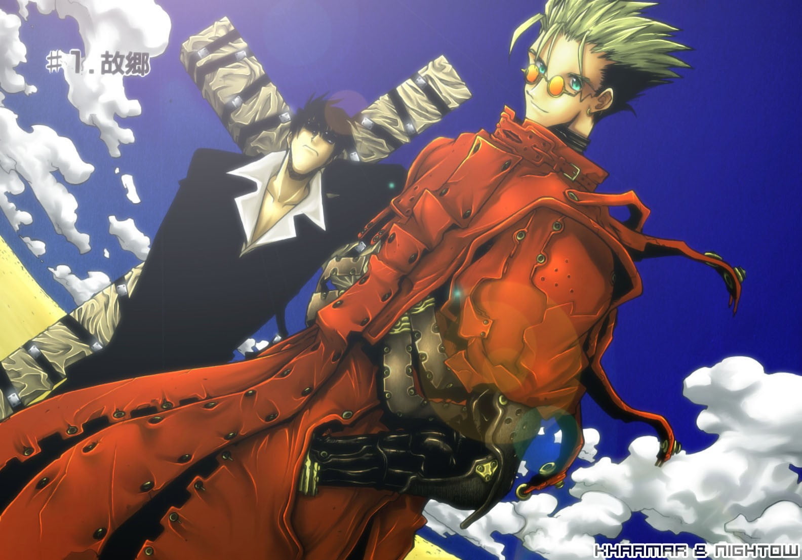 Trigun Vash And Wolfwood - HD Wallpaper 