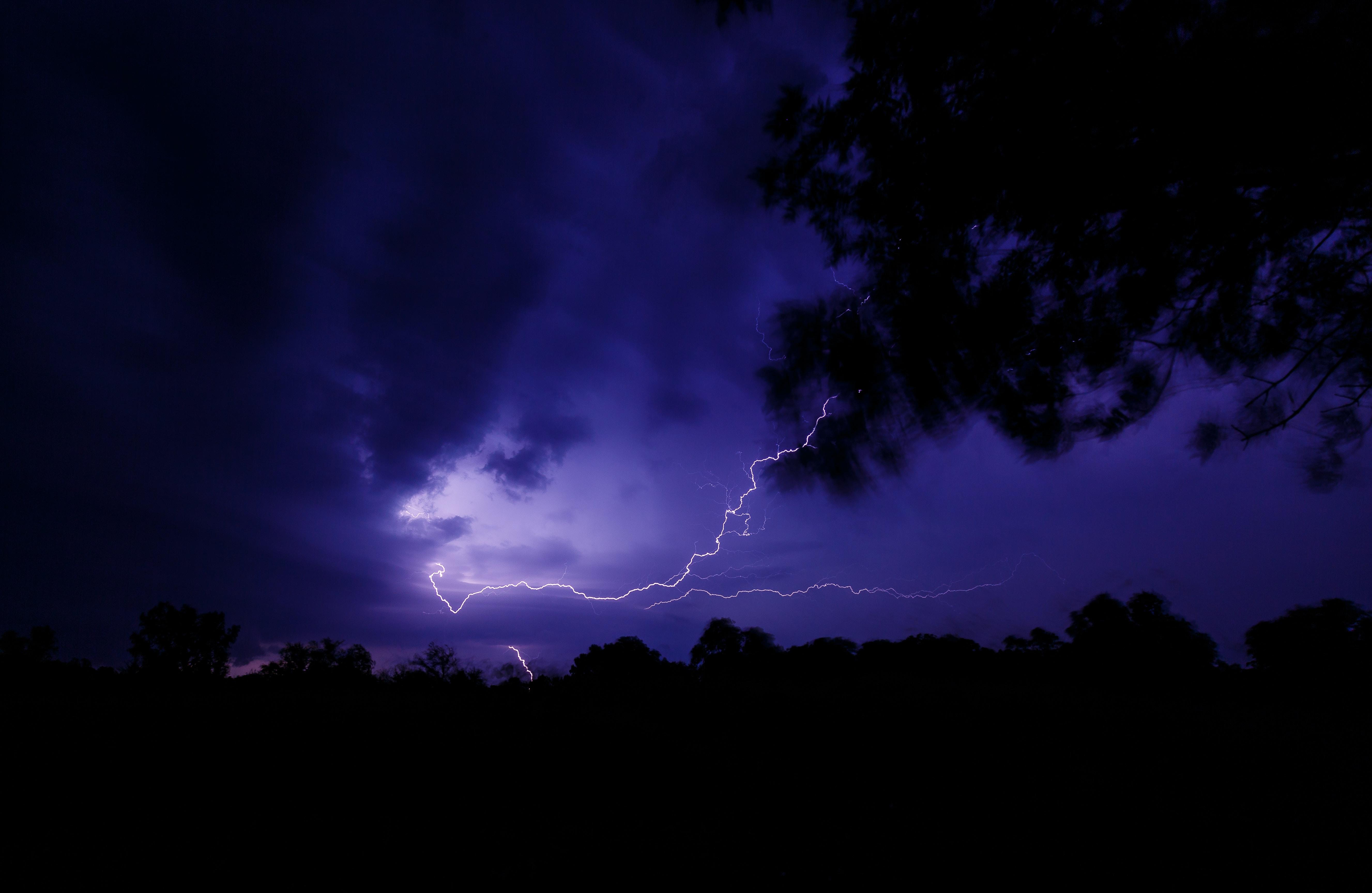 Thunder Background Hd Download - HD Wallpaper 