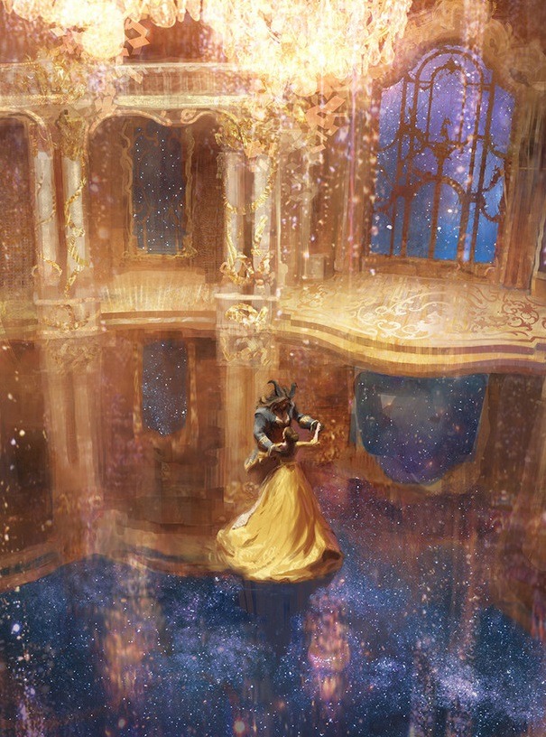 Disney Beauty And The Beast Wallpaper - Disney Concept Art Beauty And The Beast - HD Wallpaper 