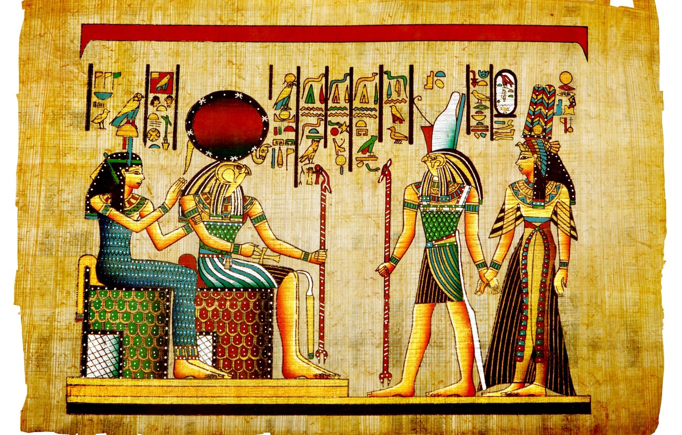 Photo Wallpaper Pharaoh, Character, Egypt, Papyrus - Egipto Y La Contabilidad - HD Wallpaper 