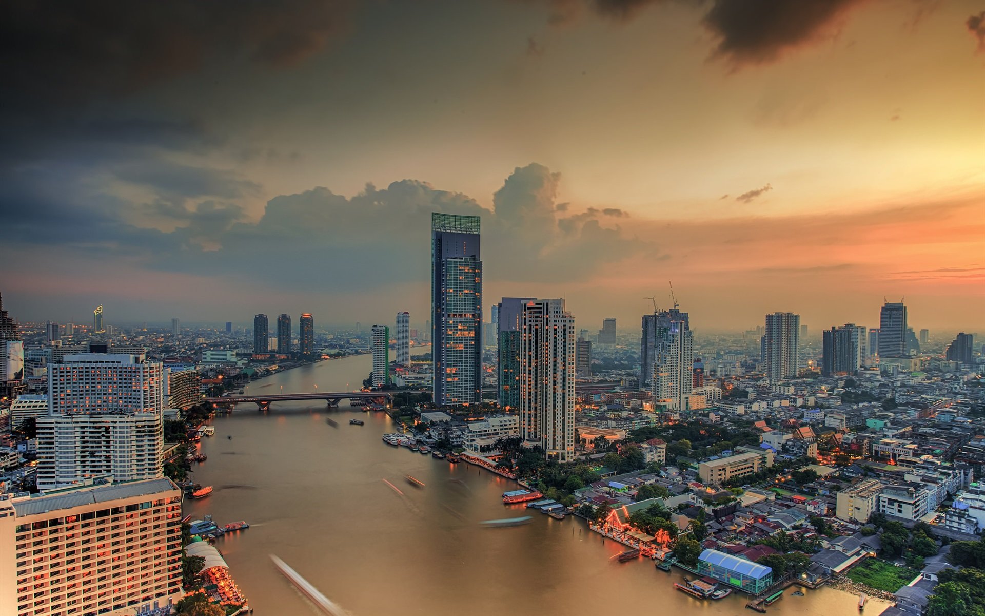 High Resolution Bangkok Hd Wallpaper Id - Bangkok Thailand - HD Wallpaper 