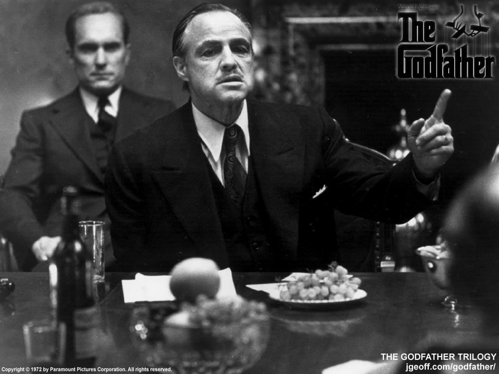 Don Corleone Eating Pasta - HD Wallpaper 