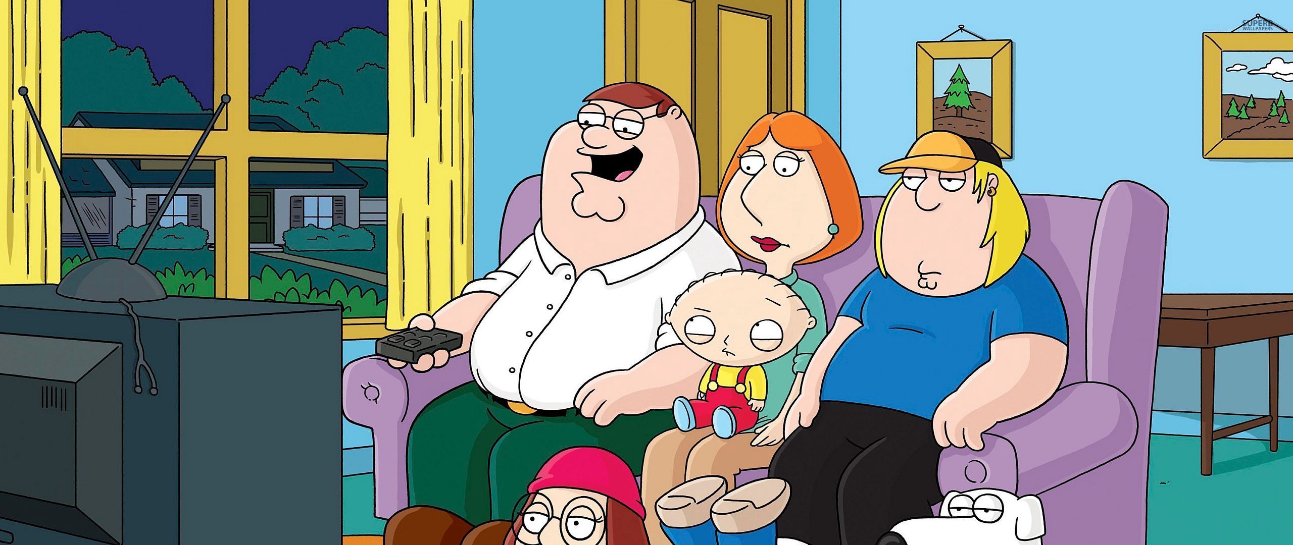 Wallpaper Family Guy, Peter Griffin, Lois Griffin, - Family Guy Hd Background - HD Wallpaper 