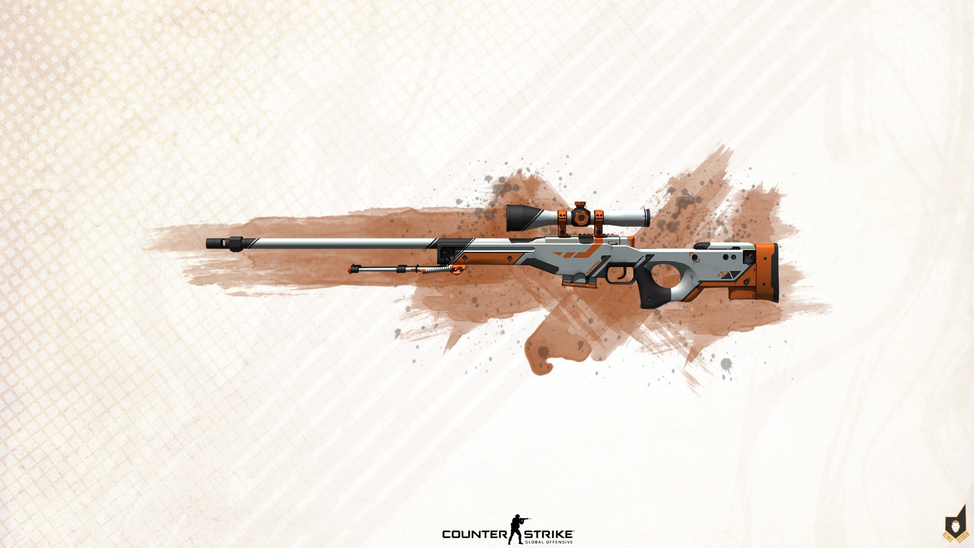 Cs Go Awp Asiimov - HD Wallpaper 