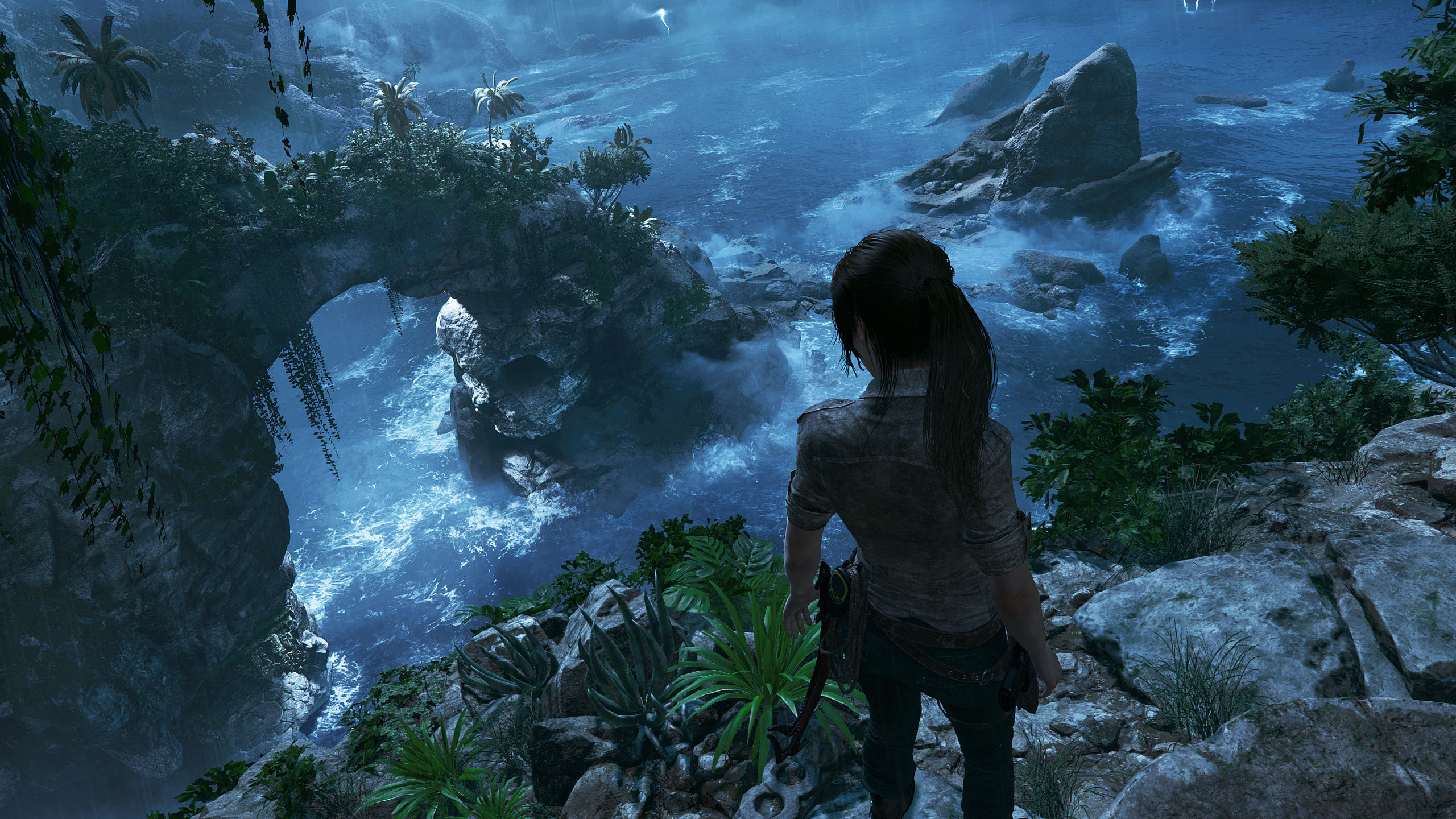 2560x1440, Wallpaper Shadow Of The Tomb Raider, Video - Shadow Of The Tomb Raider Water - HD Wallpaper 