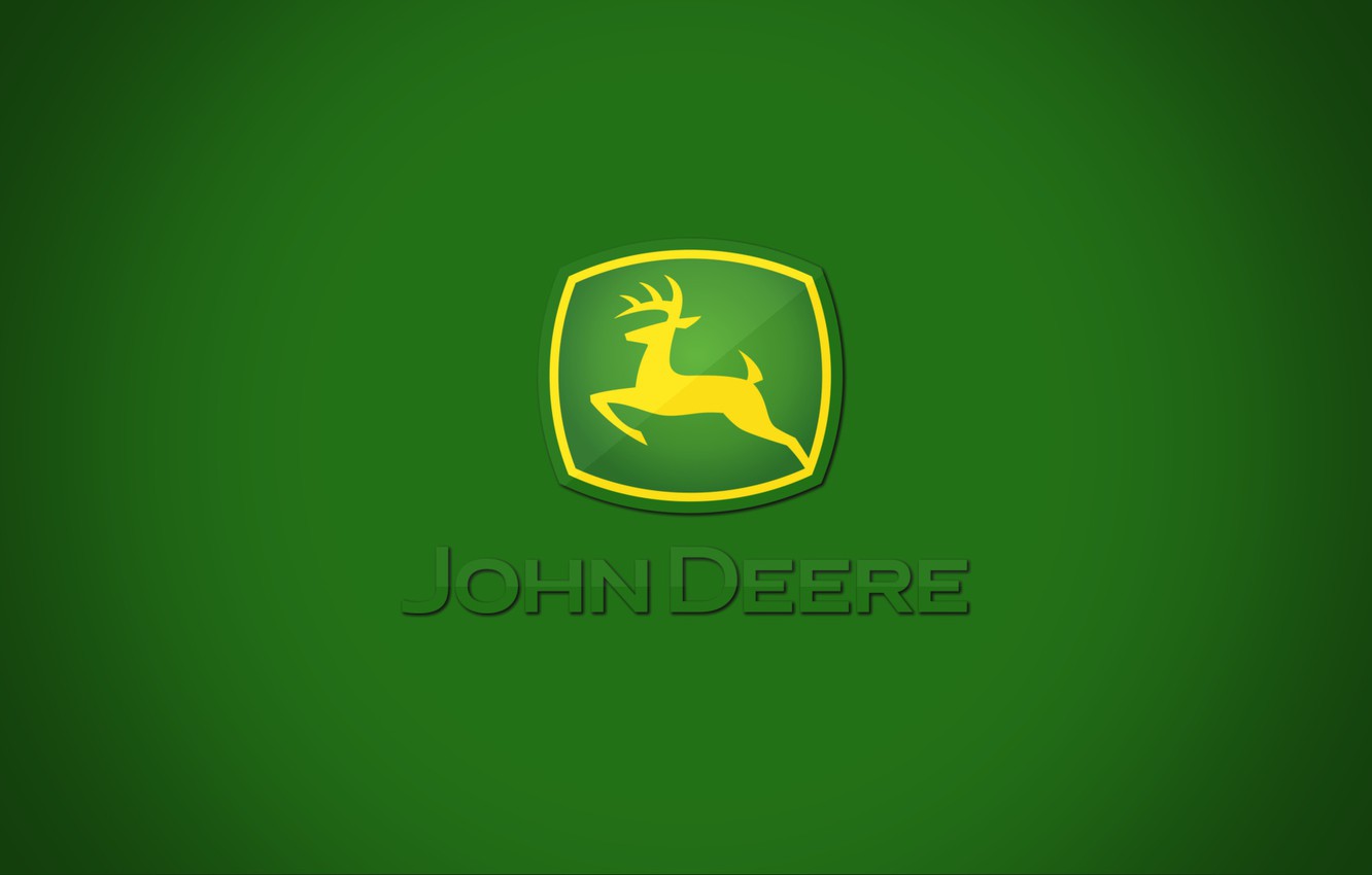 Photo Wallpaper Logo, John Deere, Mechanical Engineering, - John Deere - HD Wallpaper 