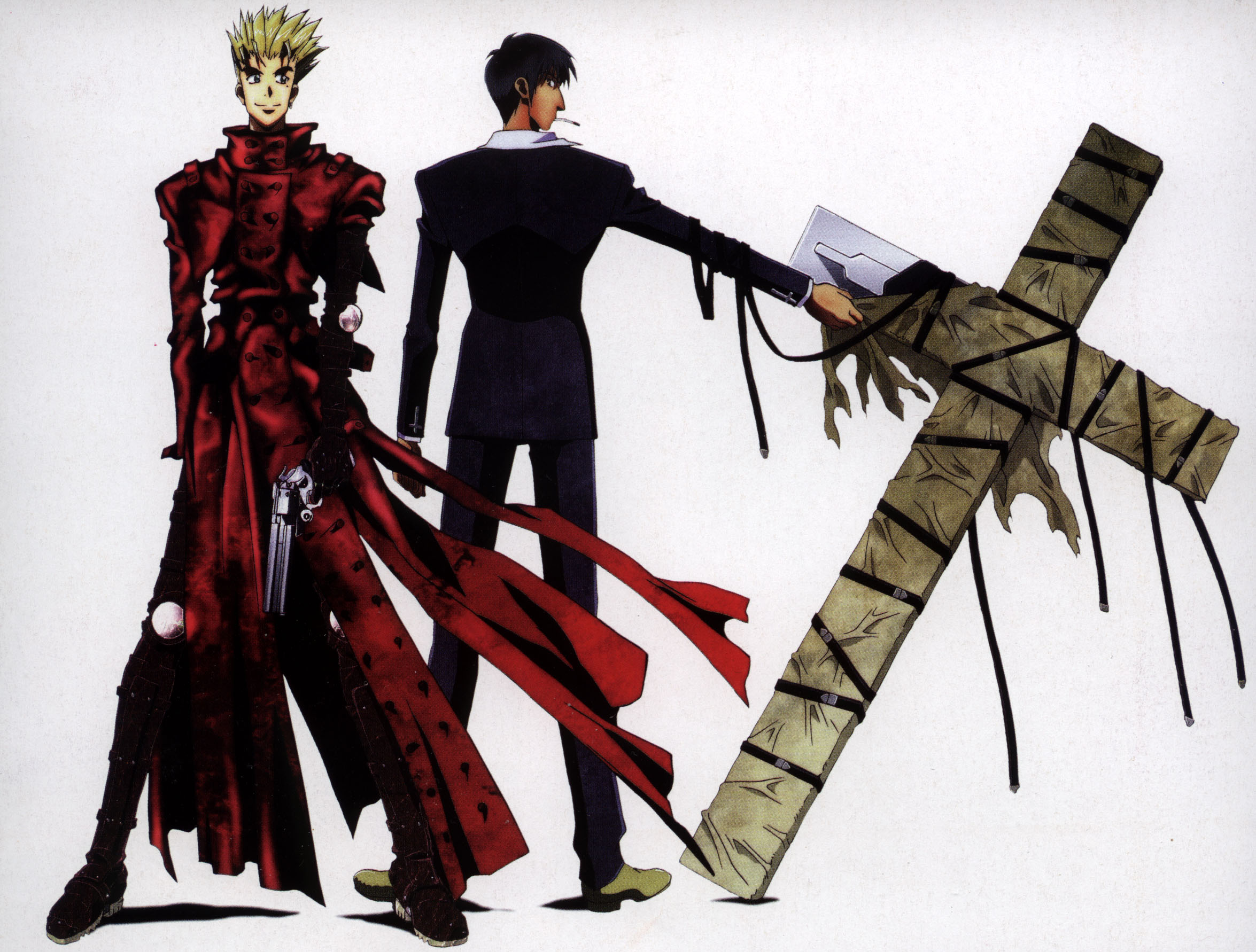 Trigun Vash And Wolfwood - HD Wallpaper 