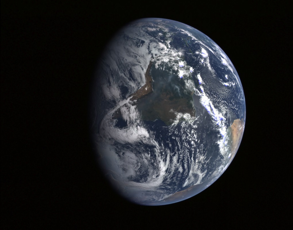 Planet Earth Seen From Messenger - Would The World Look Like Without Bacteria - HD Wallpaper 