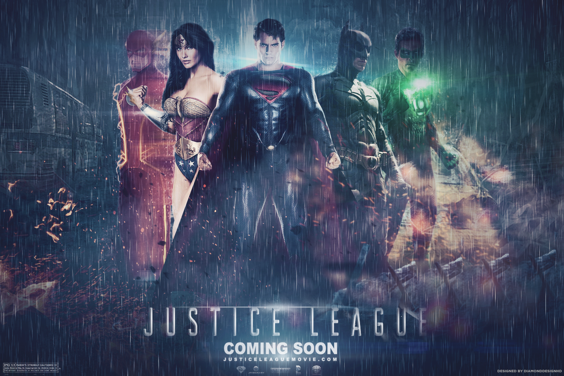 Justice League Wallpaper - Injustice League Movie 2017 - HD Wallpaper 