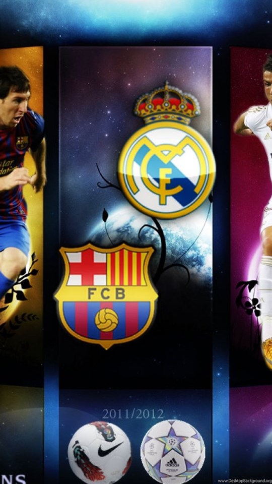 Real Madrid Wallpapers Soccer Wallpapers Hd Wallpapers - De Messi Y Cristiano Ronaldo - HD Wallpaper 