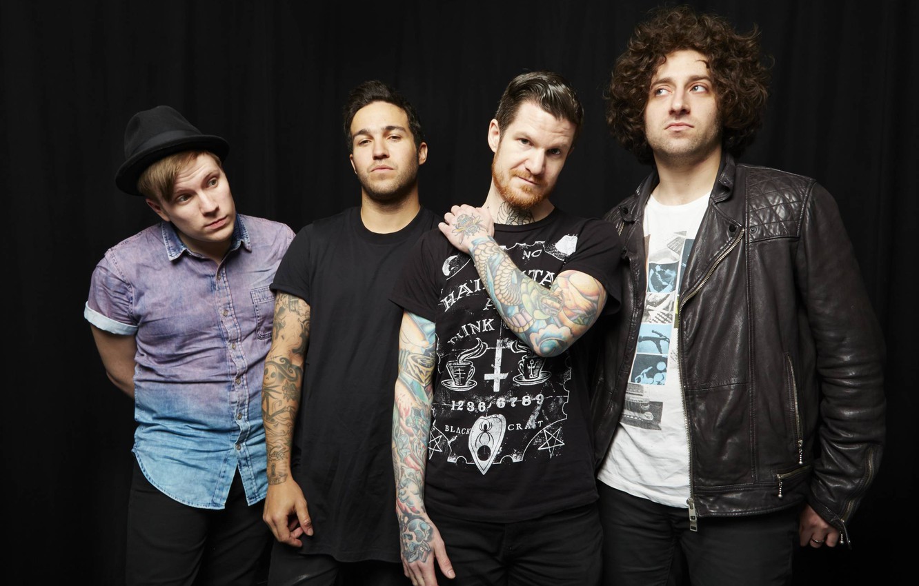 Photo Wallpaper Music, Peter, Joe, Andrew, Patrick, - Fall Out Boy Hd - HD Wallpaper 