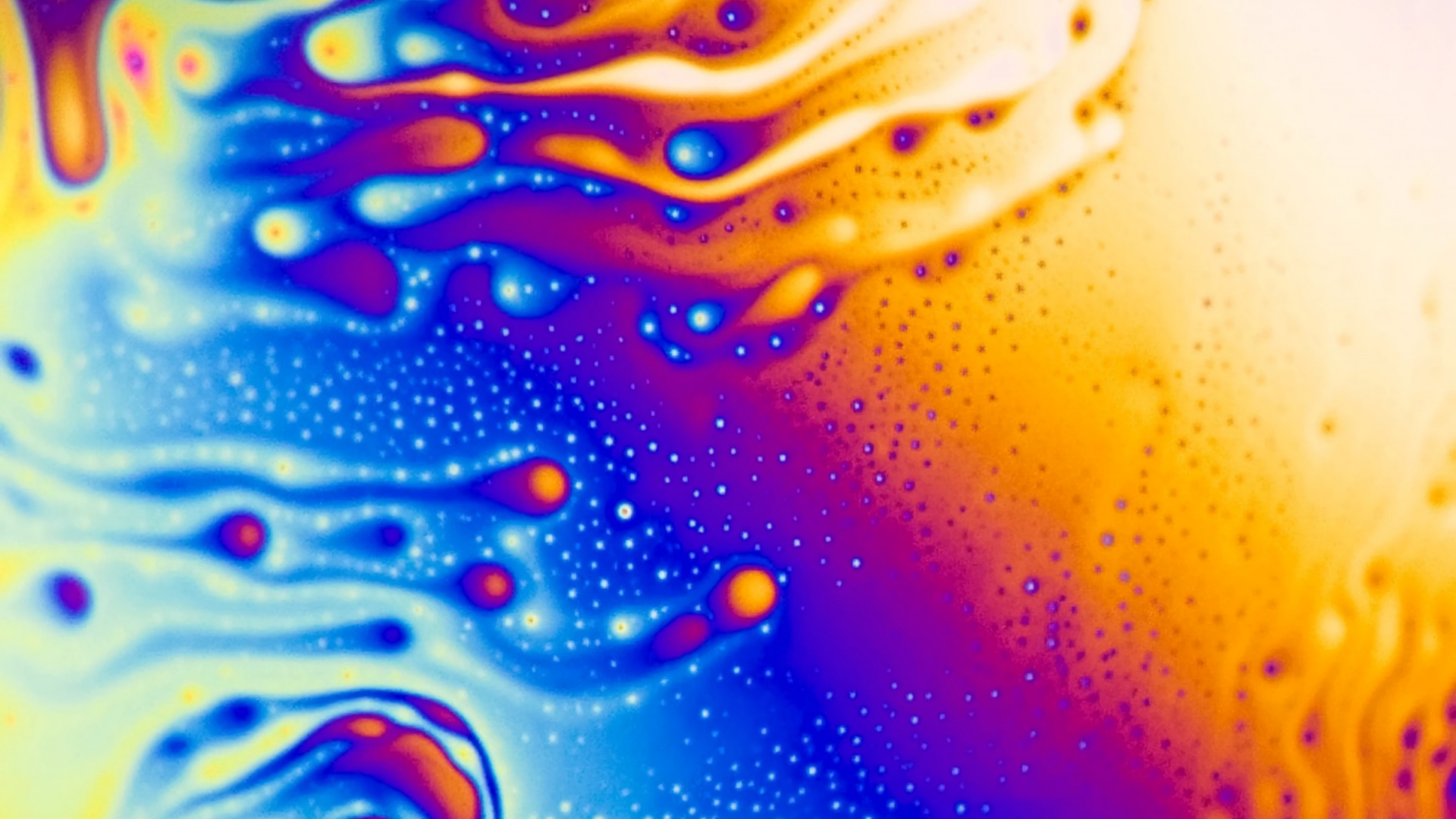 Liquid, Surface, Macro, Patterns, Wallpaper - Blue Mix Background Hd - HD Wallpaper 