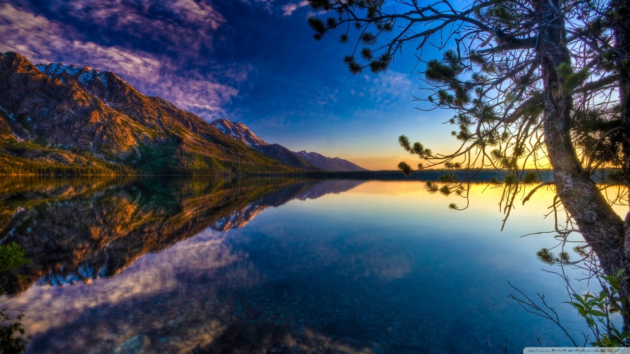 Beautiful Lake Wallpaper Hd - HD Wallpaper 
