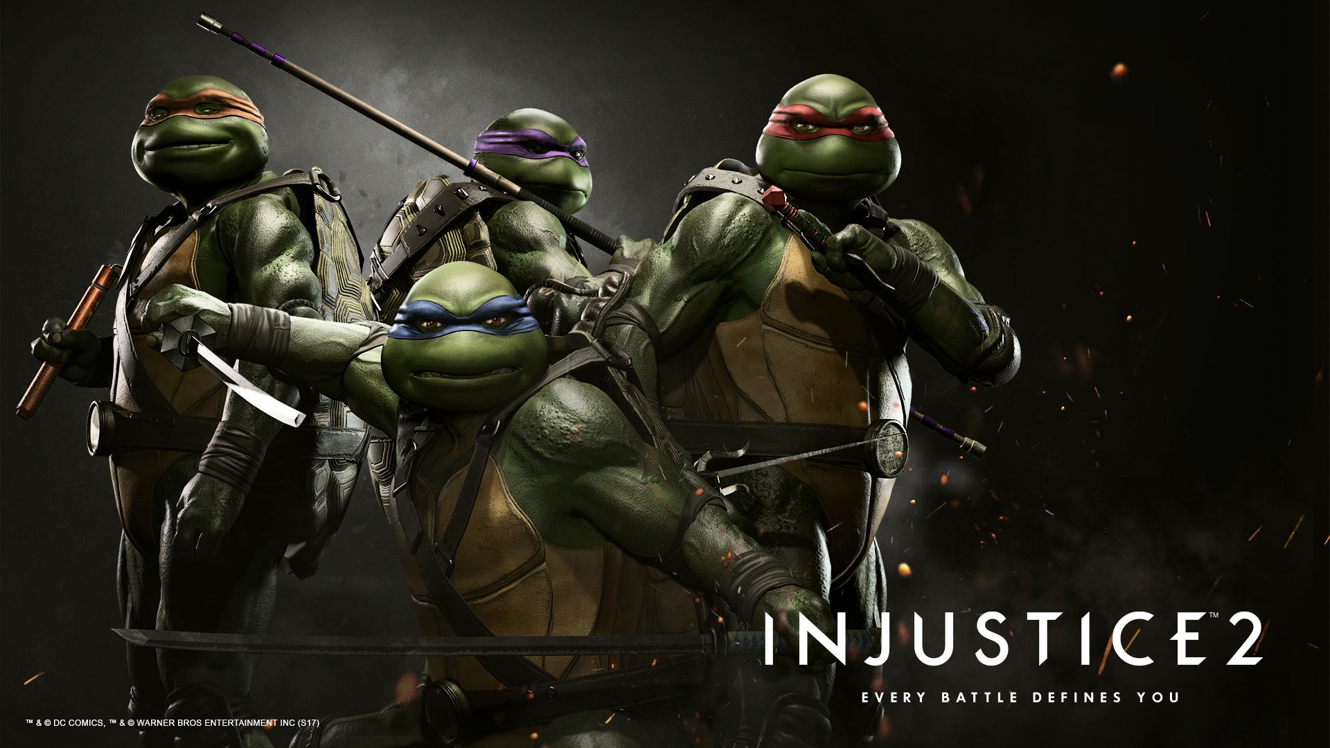 Injustice 2 Teenage Mutant Ninja Turtles - HD Wallpaper 