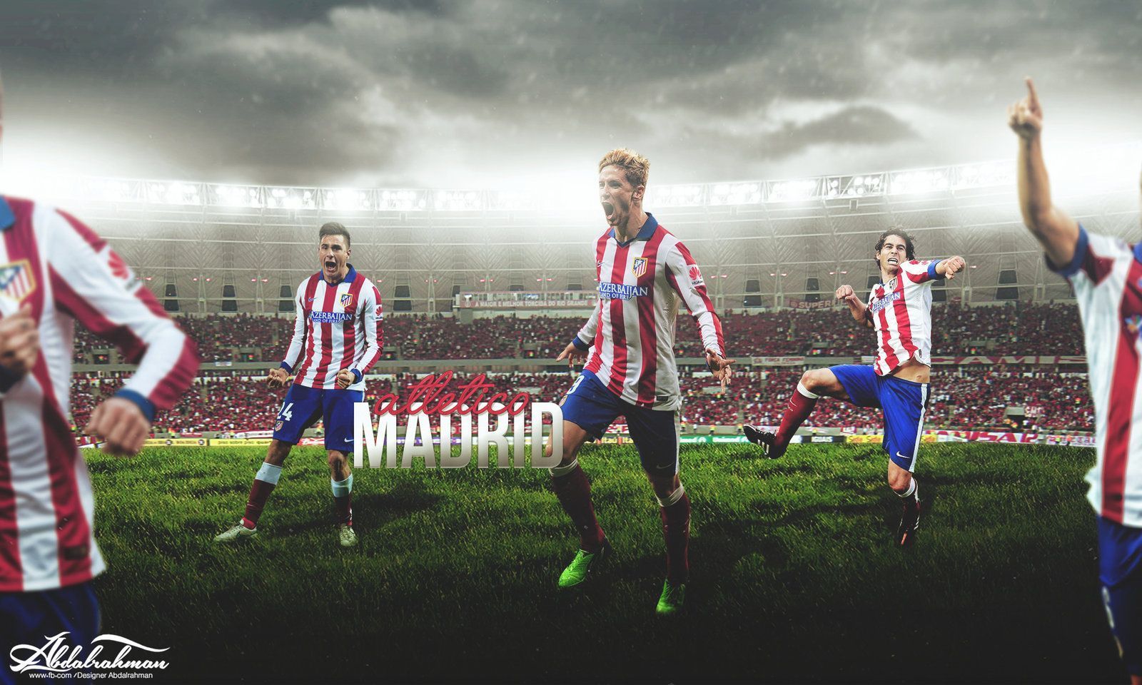 Atletico Madrid Wallpaper By Shideh Llewelly On Freshwallpaperszone - Atletico Madrid Team Hd - HD Wallpaper 