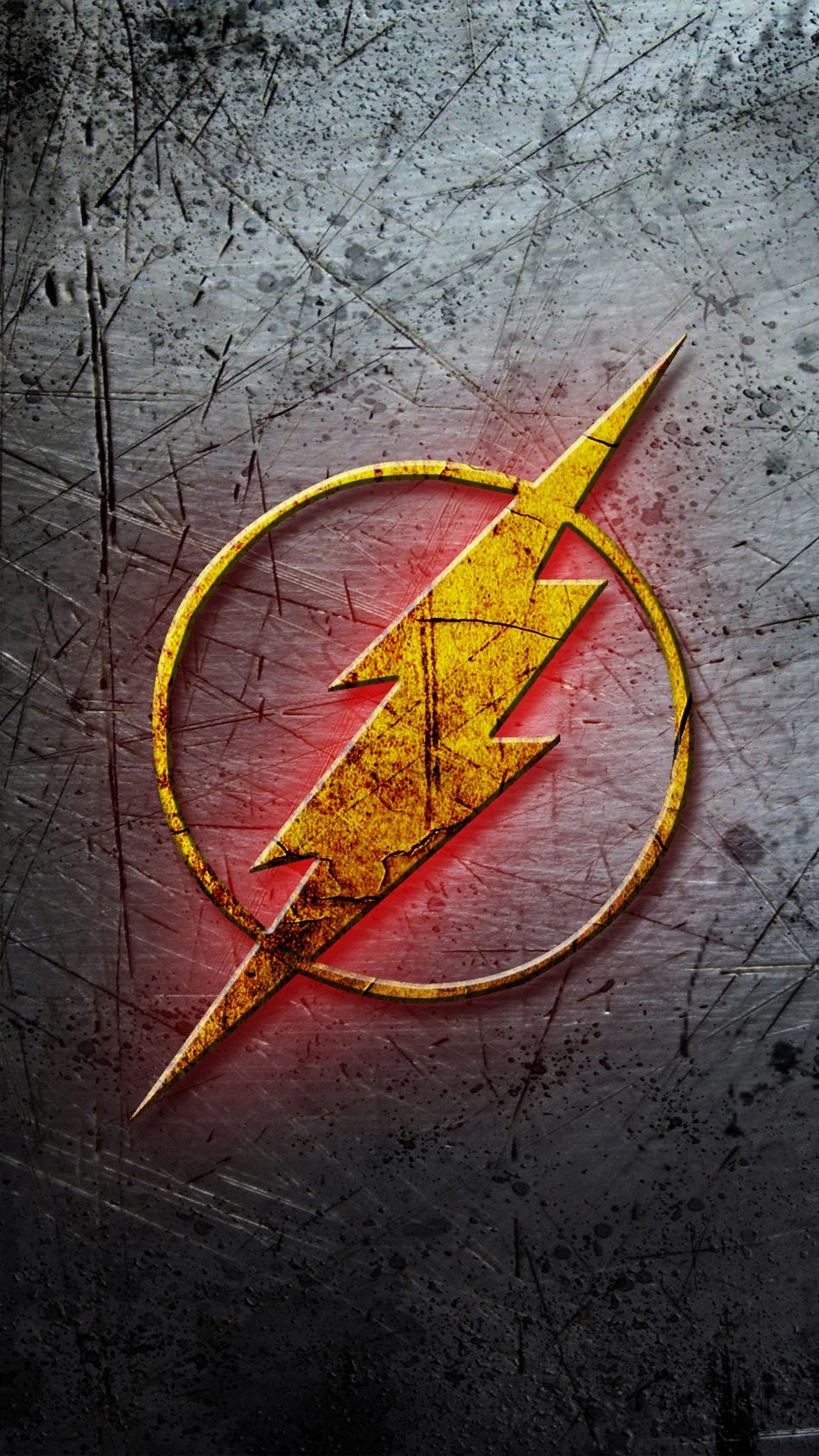 Flash Logo Dc Comics 4k Ultra Hd Mobile Wallpaper - Flash Wallpaper For Mobile - HD Wallpaper 