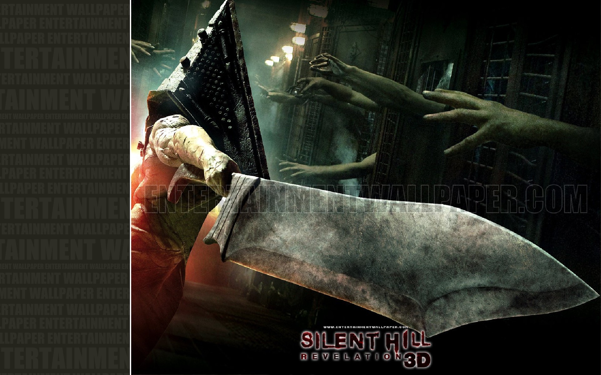 Silent Hill Pyramid Head Sword Movie - HD Wallpaper 