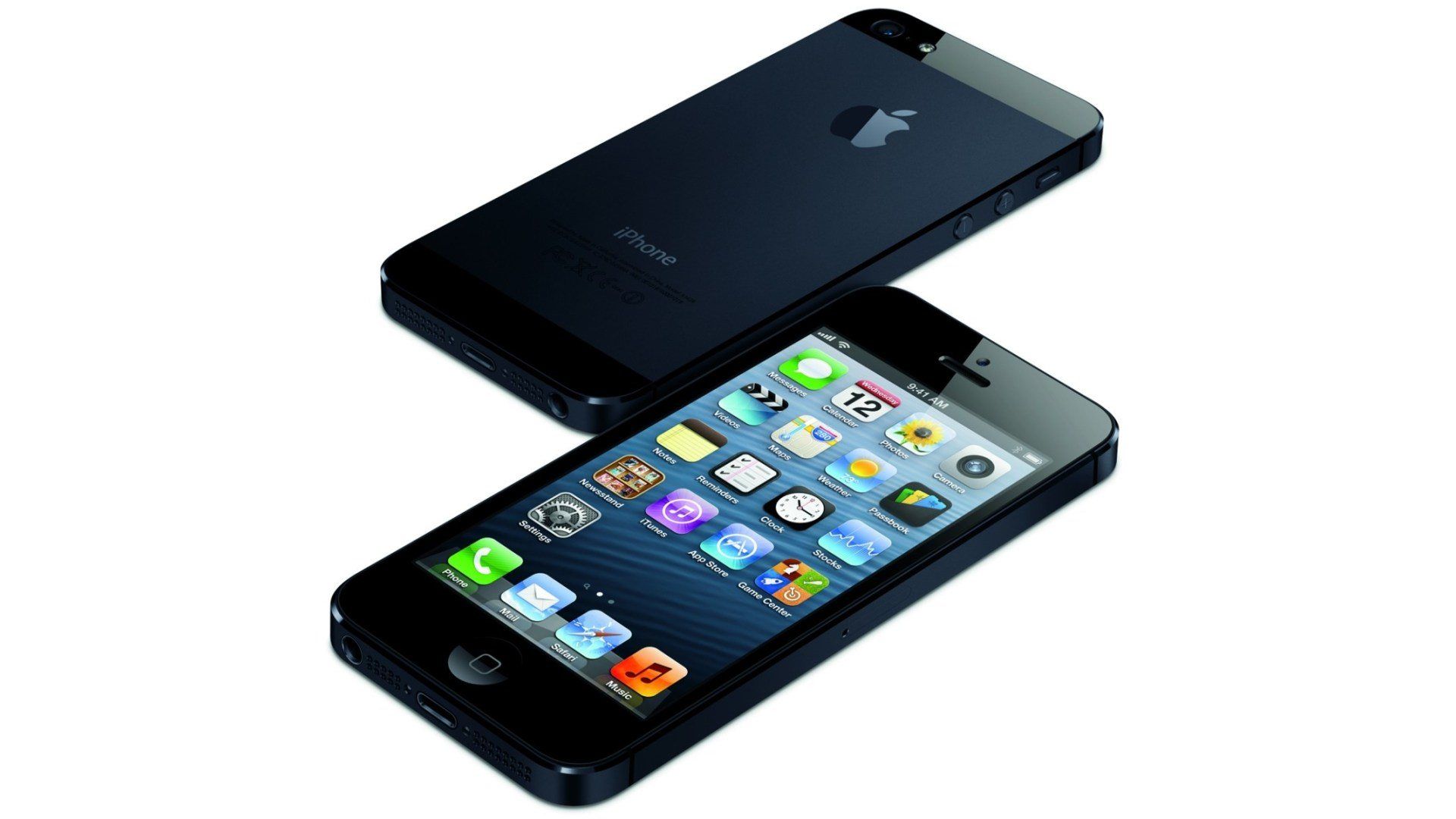 Black Iphone 5s Hd - HD Wallpaper 