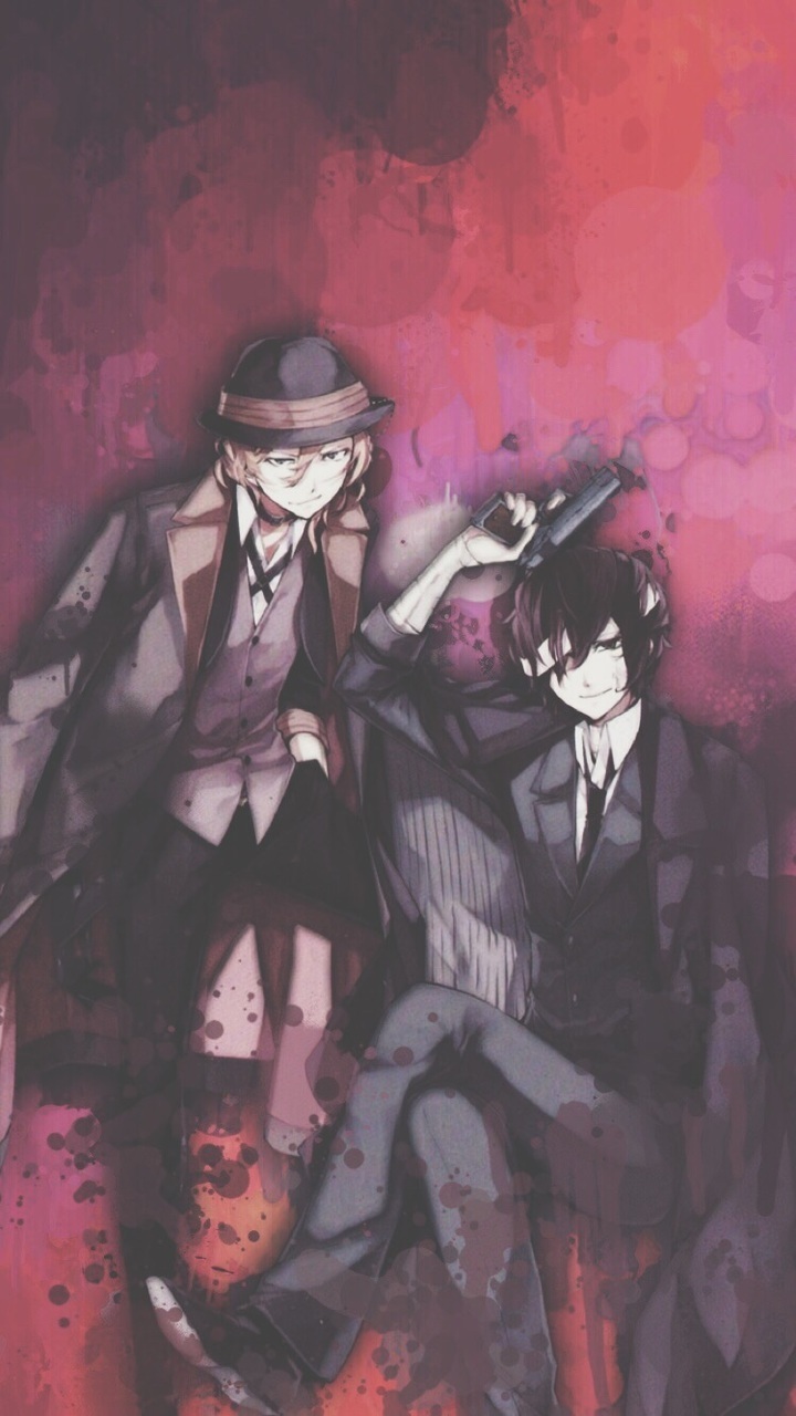 Anime, Manga, And Wallpaper Image - Bungou Stray Dogs Dazai And Chuuya - HD Wallpaper 