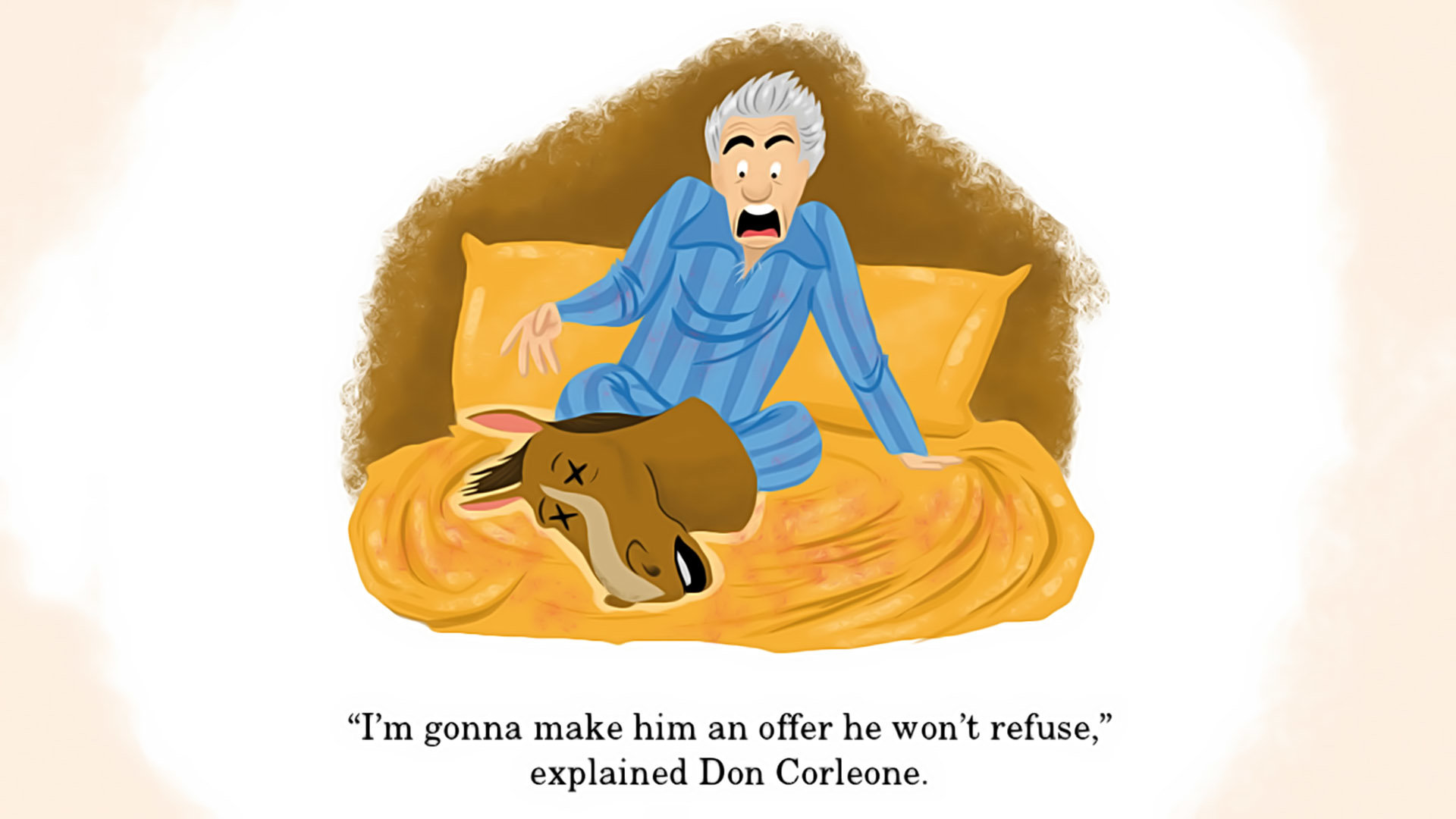 Free Download The Godfather Wallpaper Id - Little Golden Book Illustrations - HD Wallpaper 