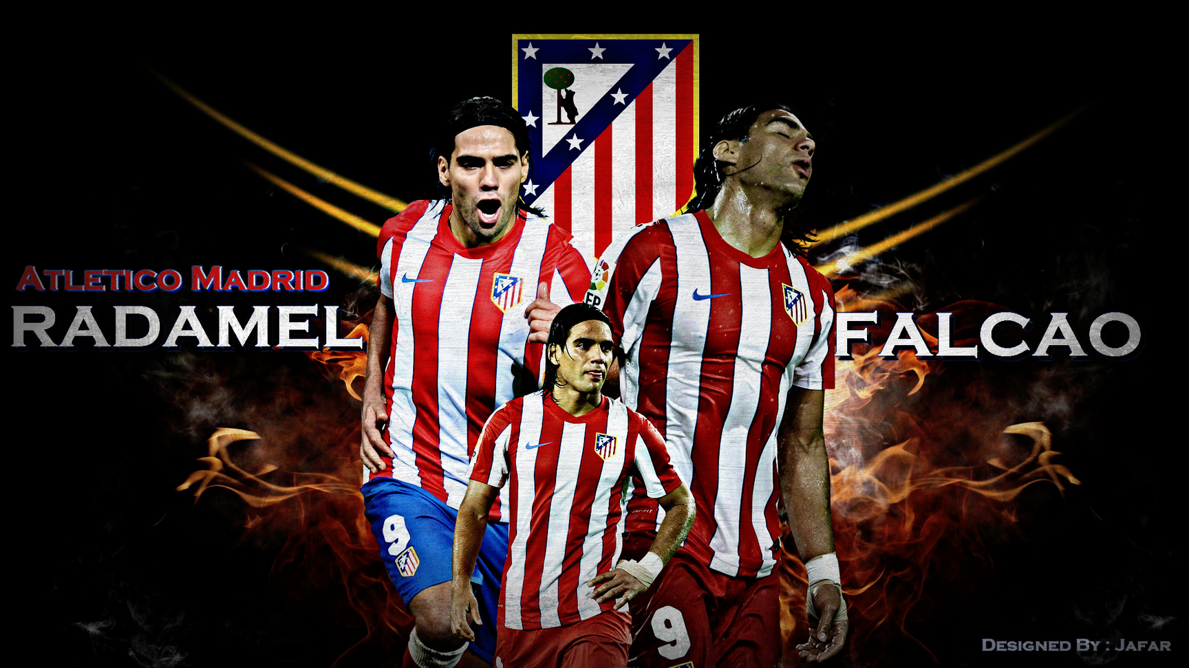 Escudo Del Atletico De Madrid - HD Wallpaper 