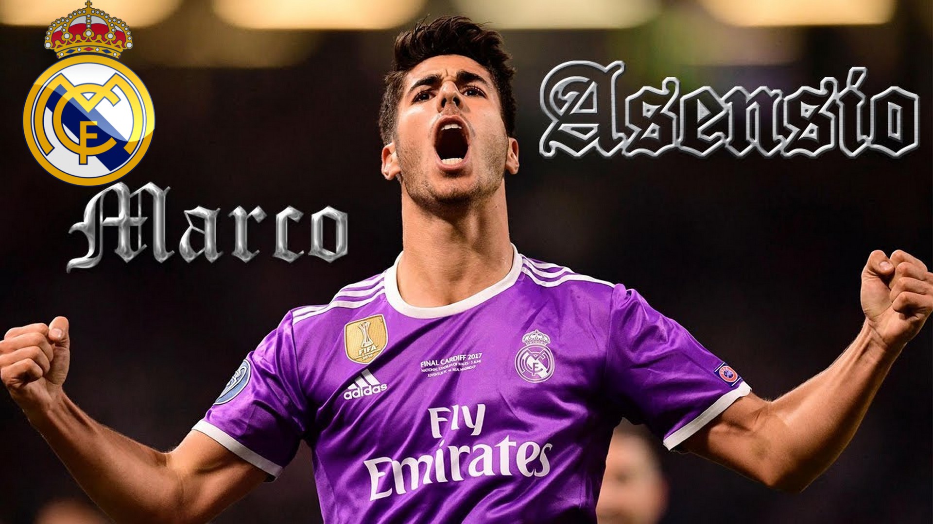 Hd Marco Asensio Real Madrid Backgrounds With Resolution - Asensio Real Madrid Juve - HD Wallpaper 