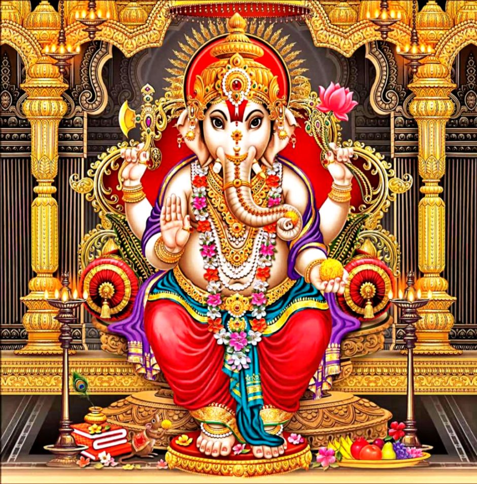 Lord Ganesh Hd Wallpapers For Background Spiritual - Hd Wallpaper Lord  Ganesh - 940x955 Wallpaper 