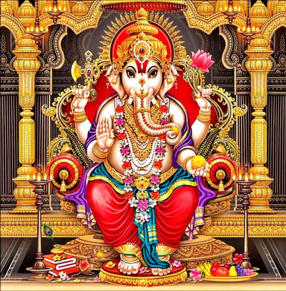 Lord Ganesh Hd Wallpapers For Background Spiritual - Hd Wallpaper Lord Ganesh - HD Wallpaper 