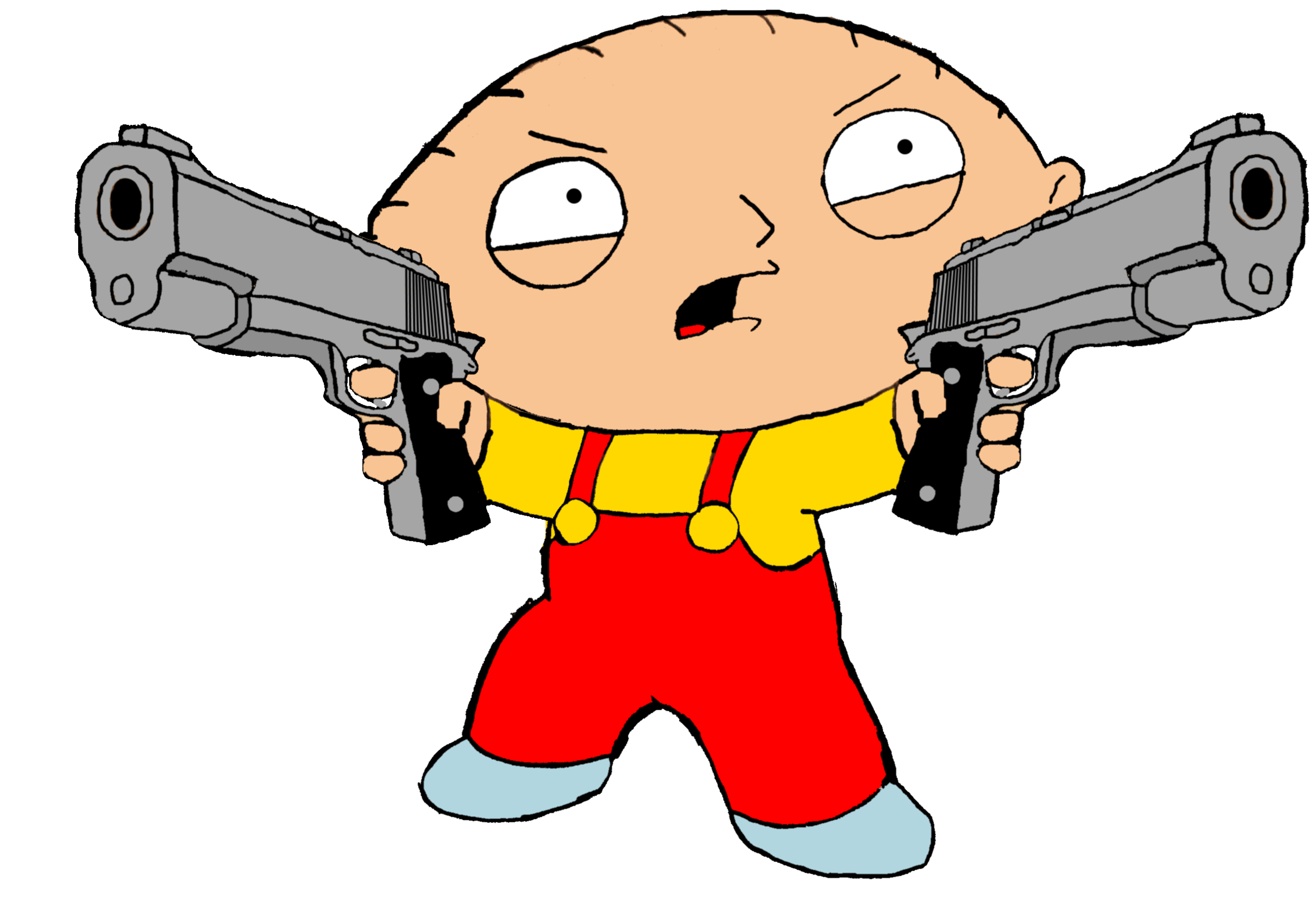 Stewie Griffin And Family Guy Funny - Stewie Griffin With Guns - HD Wallpaper 