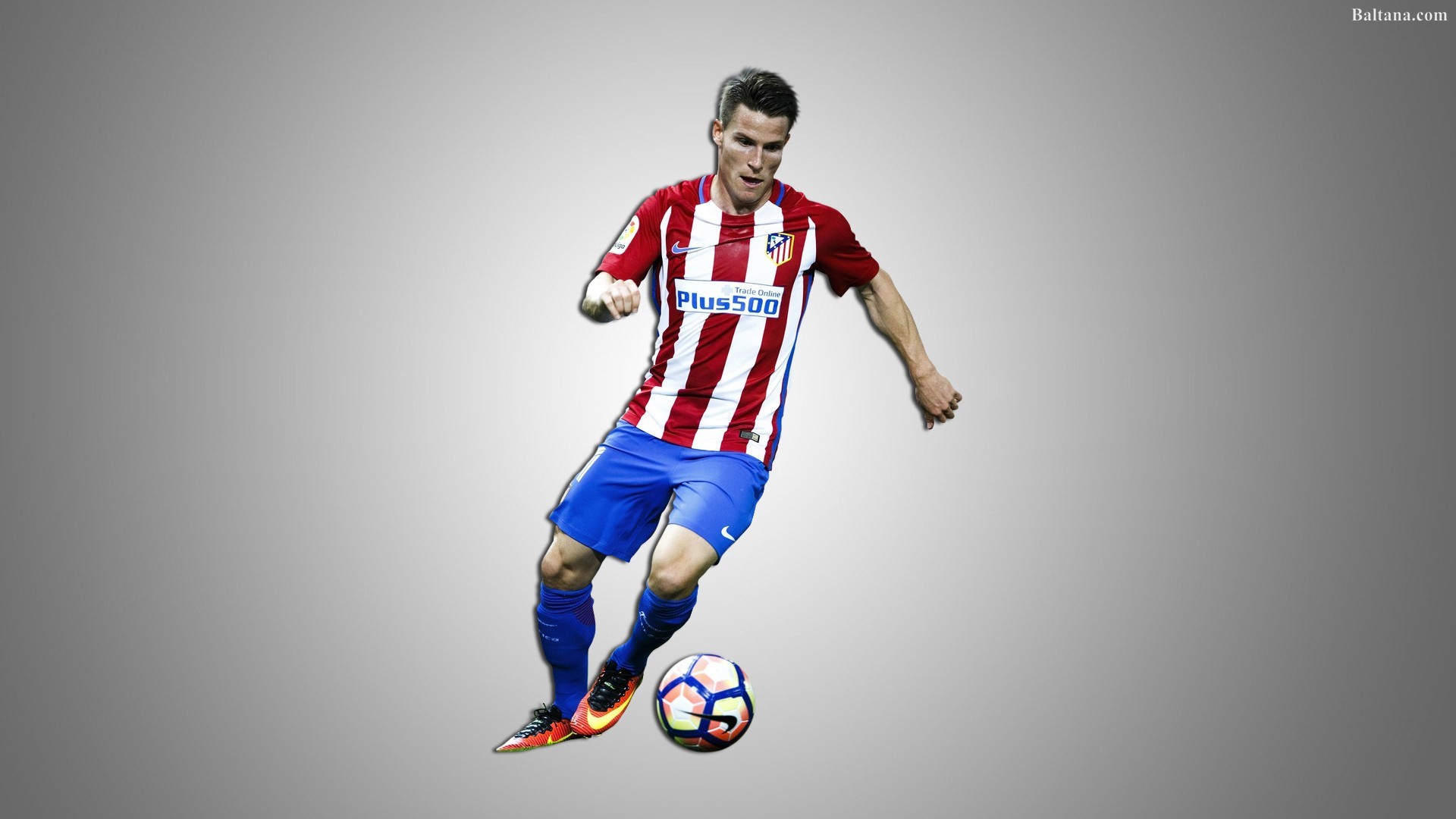 Atletico Madrid Wallpaper - Kevin Gameiro Render - HD Wallpaper 