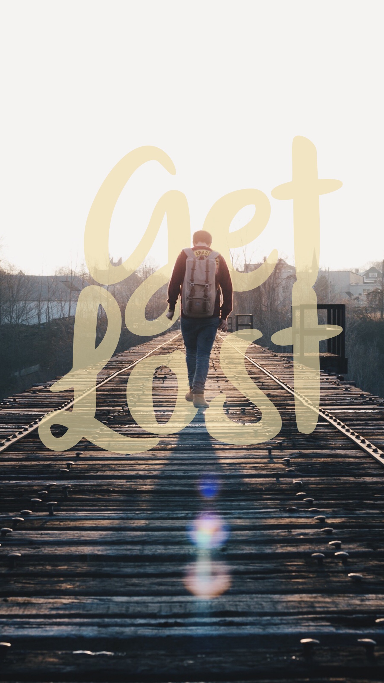 Get Lost Iphone Wallpaper - Get Lost Pics Hd - HD Wallpaper 
