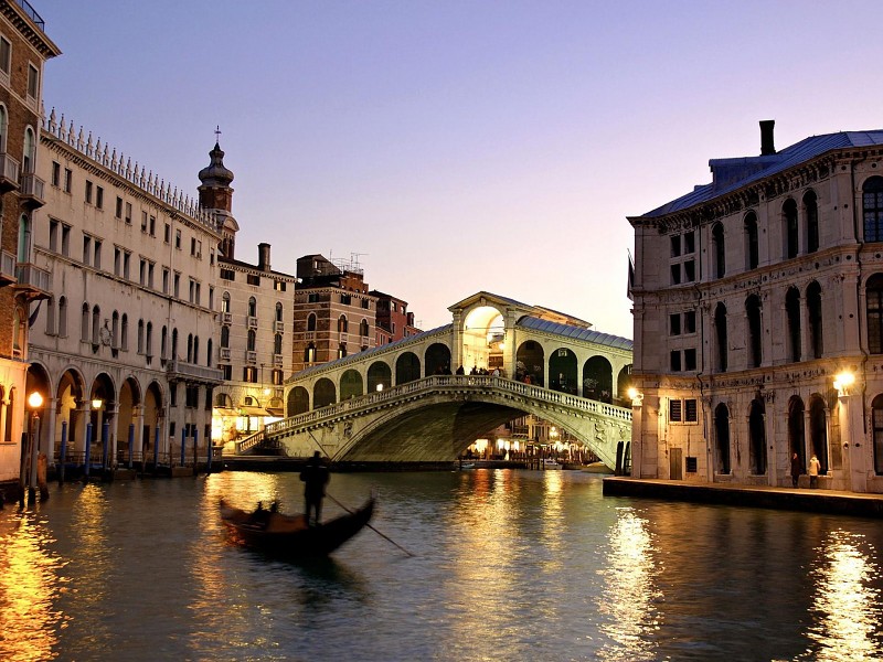 Ponte Di Rialto Venezia - Rialto Bridge - HD Wallpaper 