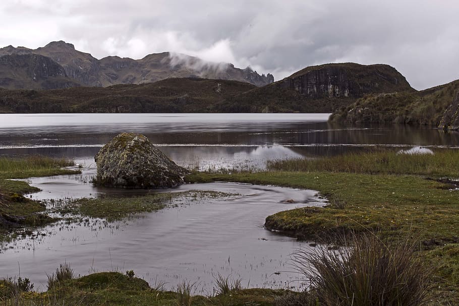 Ecuador, El Cajas National Park, Landscape, Cuenca, - Tarn - HD Wallpaper 