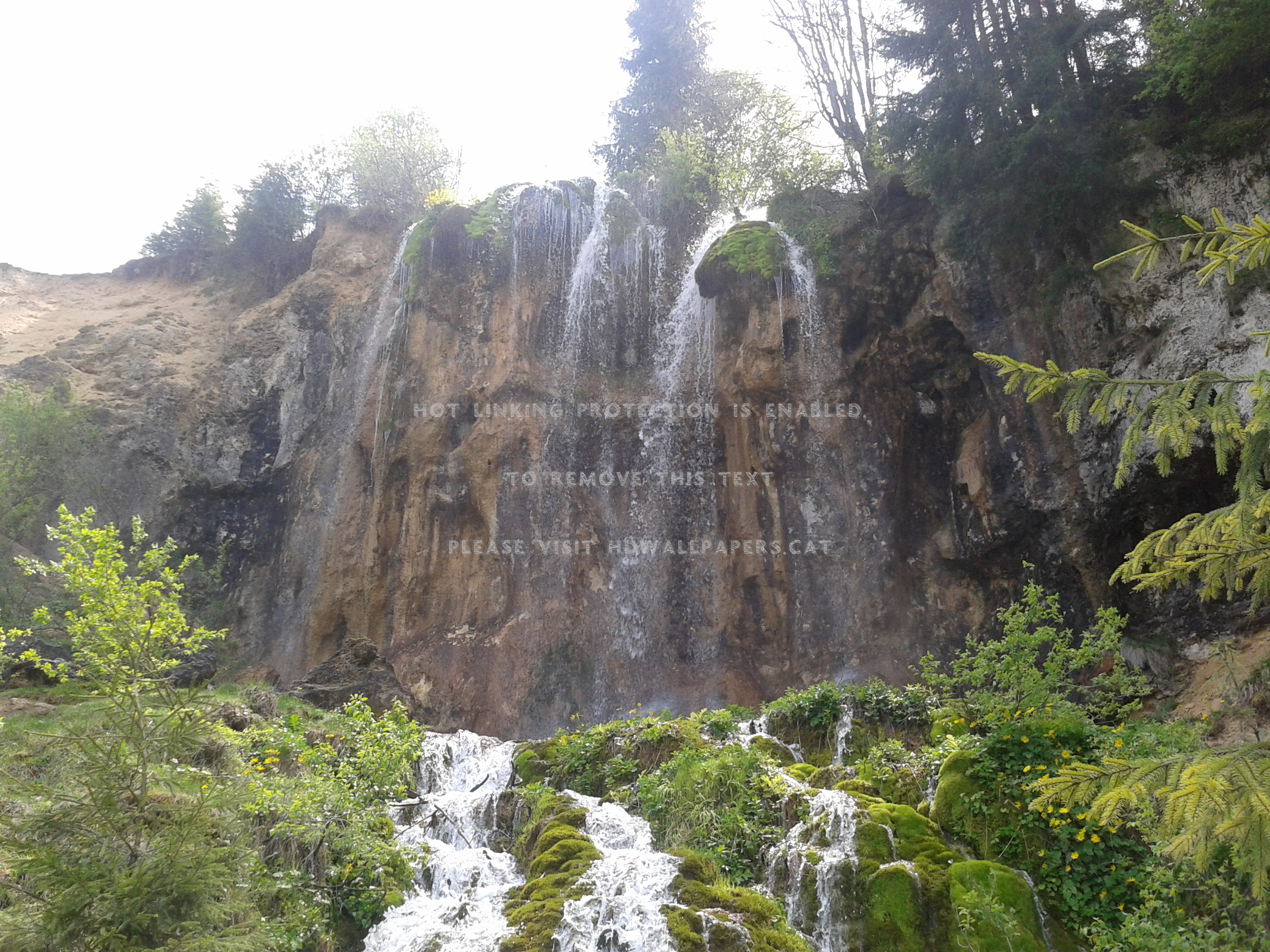 Cascada Pisoaia 1 Natura Racoare Verde Apa - HD Wallpaper 