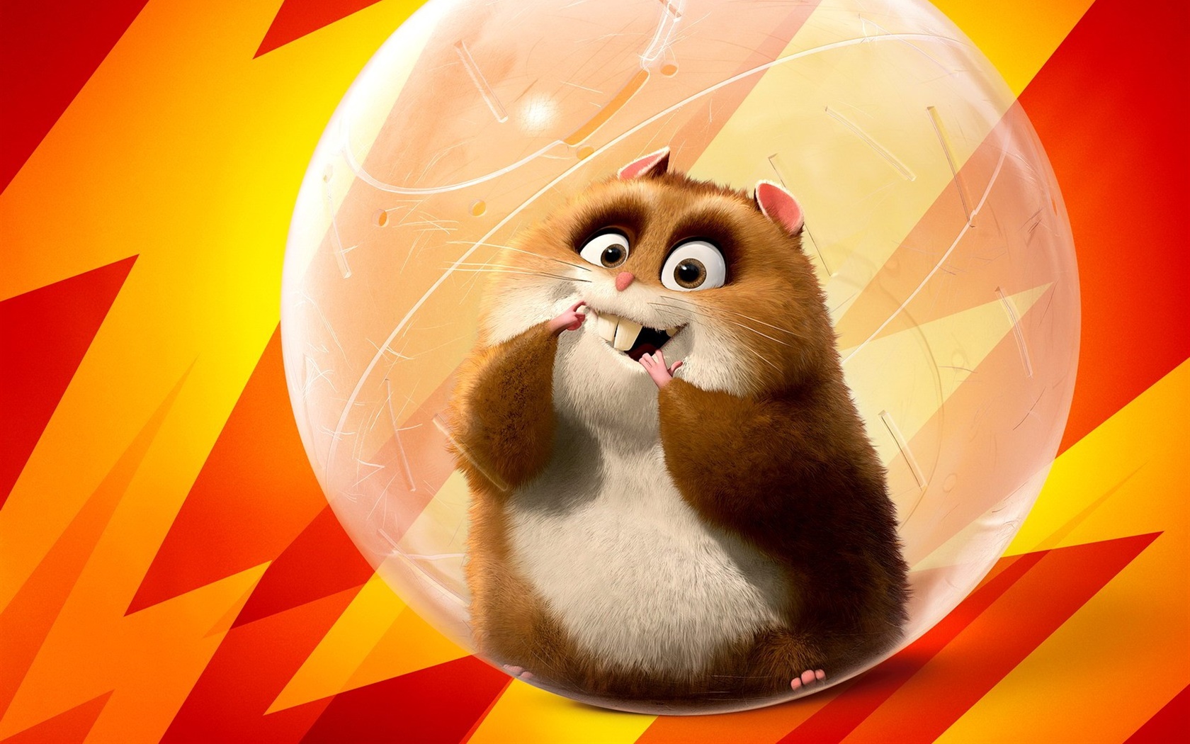 Cute Hamsters, Cartoon Movie 1680x1050 Wallpaper - Rhino From Bolt - HD Wallpaper 