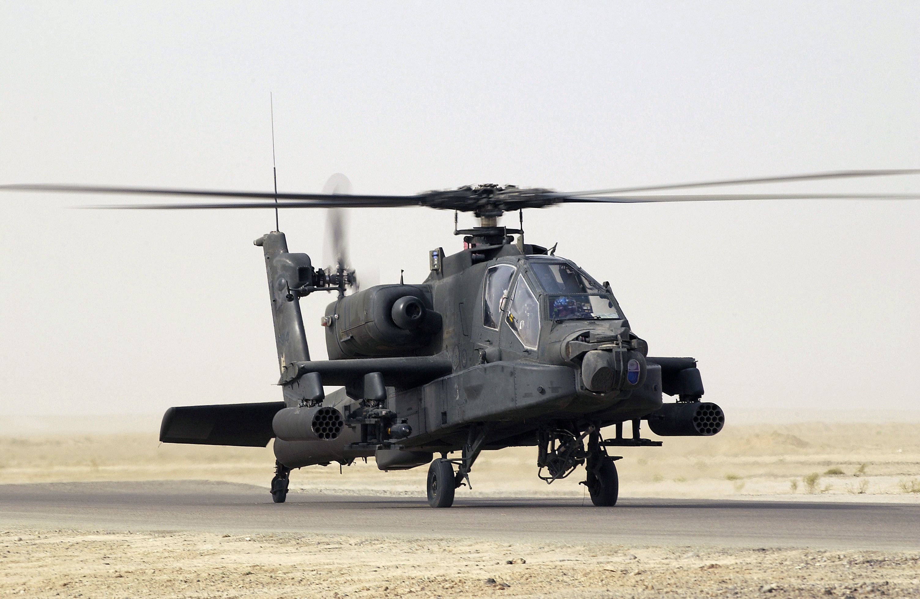 Ah-64, Apache, Helicopter - London Biggin Hill Airport - HD Wallpaper 