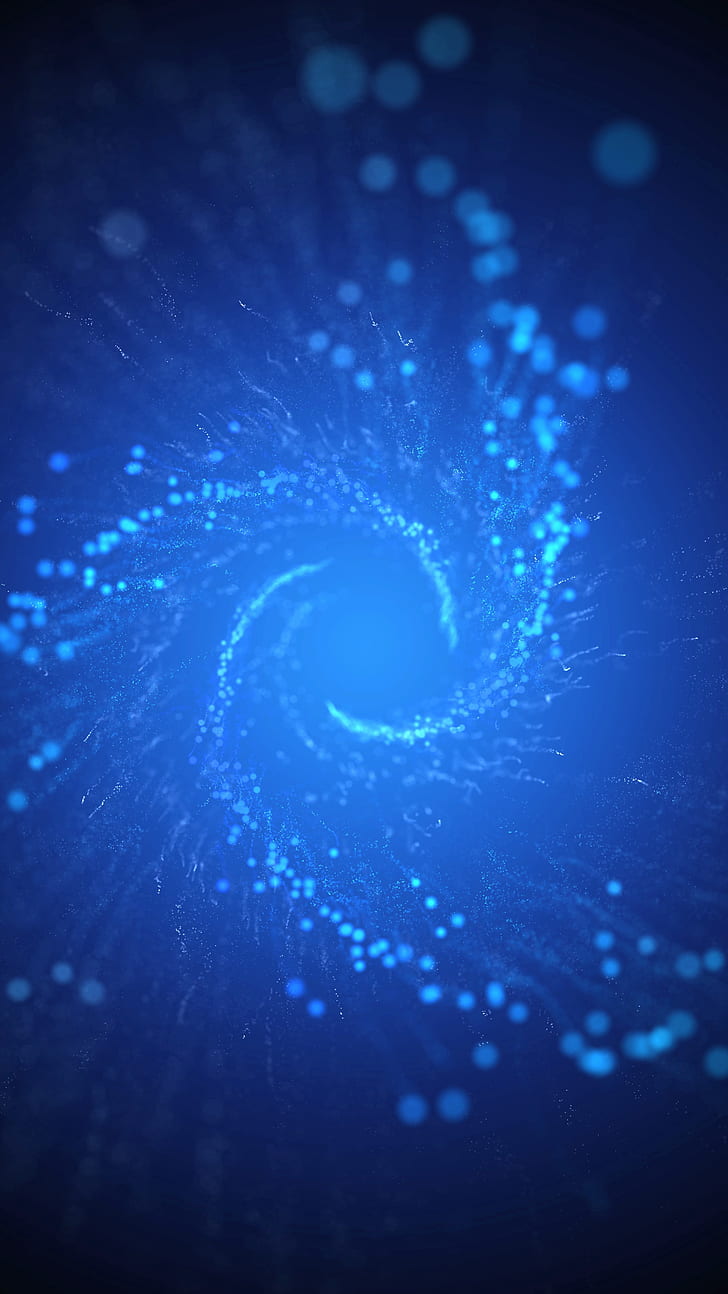 Spiral, Motion, Scattering, Sparks, Circular, Blue, - Wallpaper - HD Wallpaper 