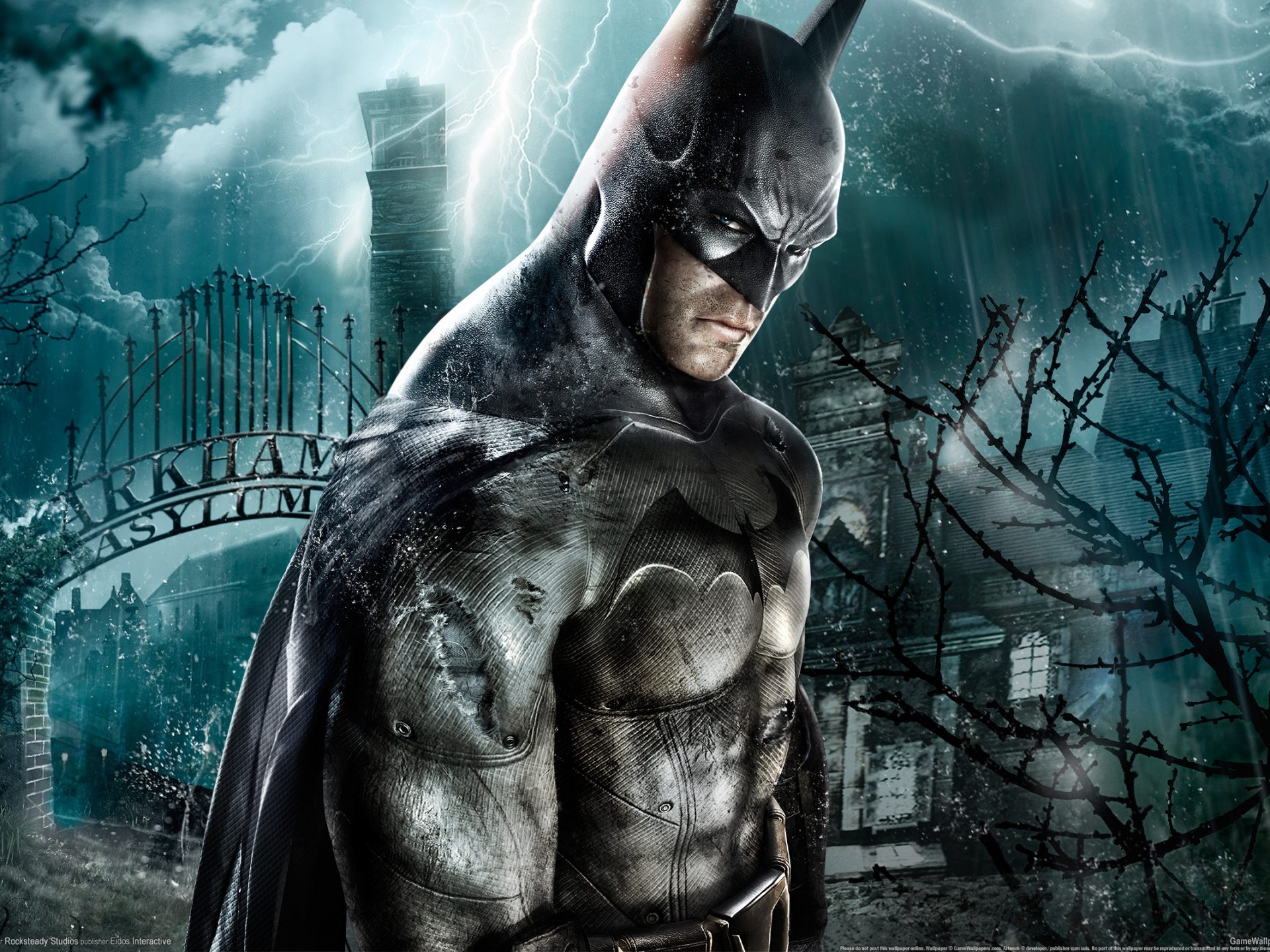 Batman Video Game Background - HD Wallpaper 
