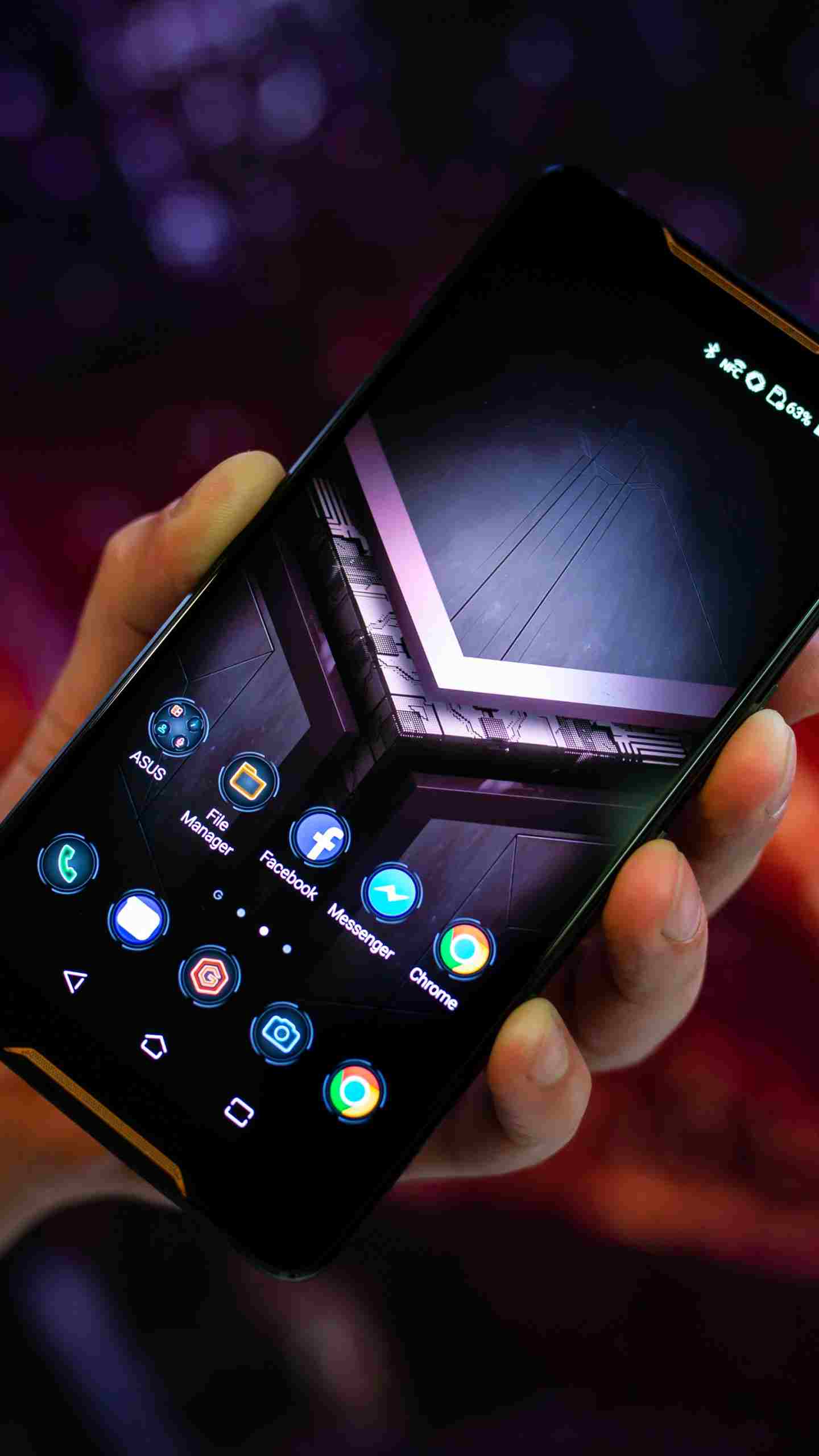 Amoled 4k Wallpaper Amoled 4k Gif Wallpaper For Android - Asus Rog Phone Home - HD Wallpaper 