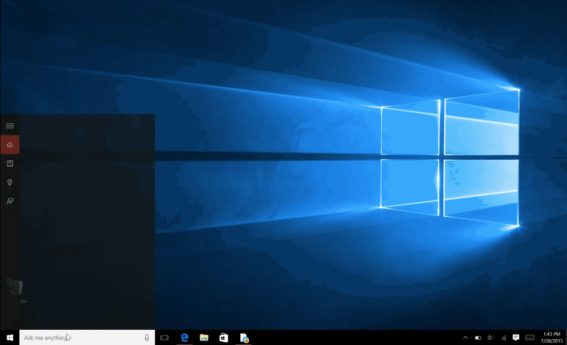 Standard Windows 10 Desktop - HD Wallpaper 