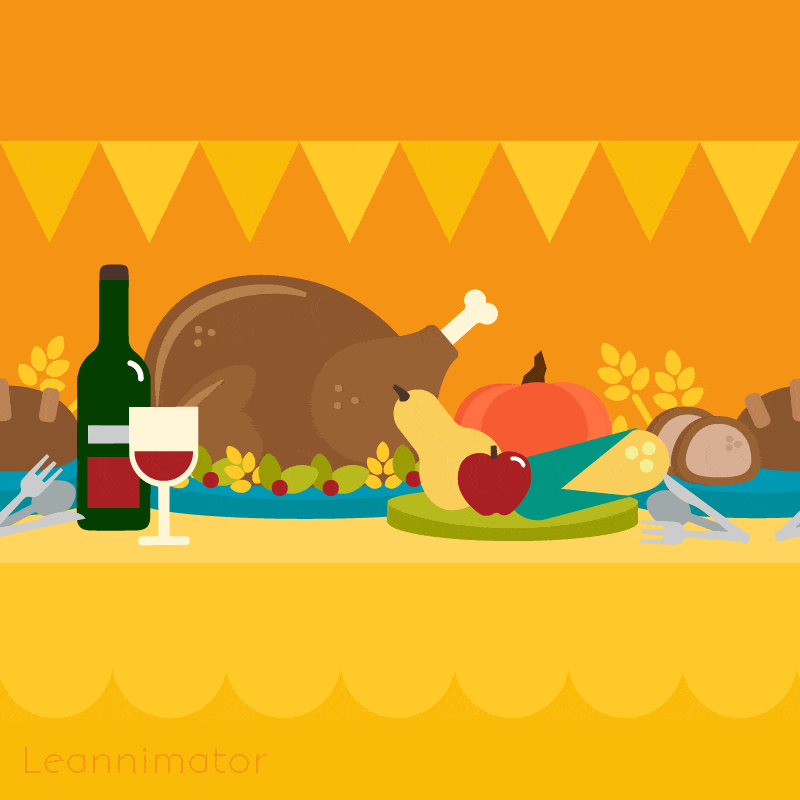 Happy Thanksgiving Gif - HD Wallpaper 
