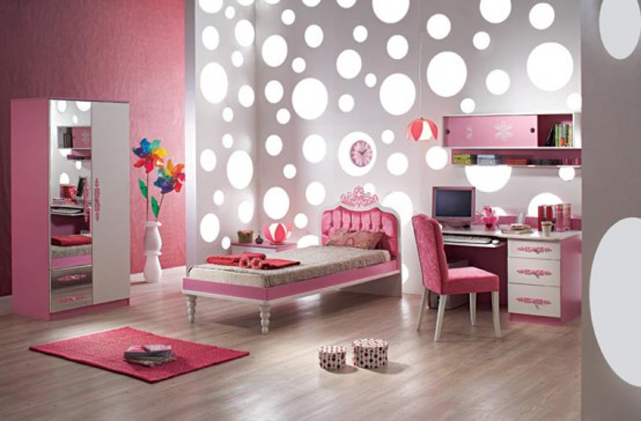 Bedroom Sweet Cool Paint Pleasing Bedroom Paint And - Modern Girls Bedroom Ideas - HD Wallpaper 