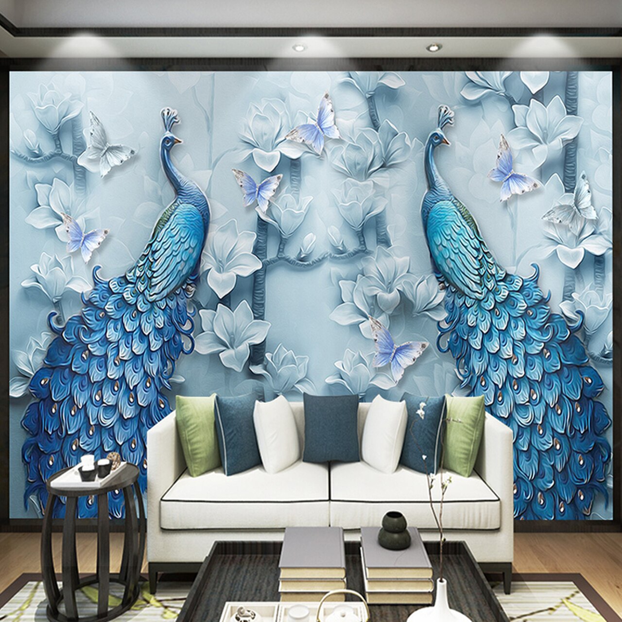 Shutterstock 3d Wallpaper Peacock - HD Wallpaper 