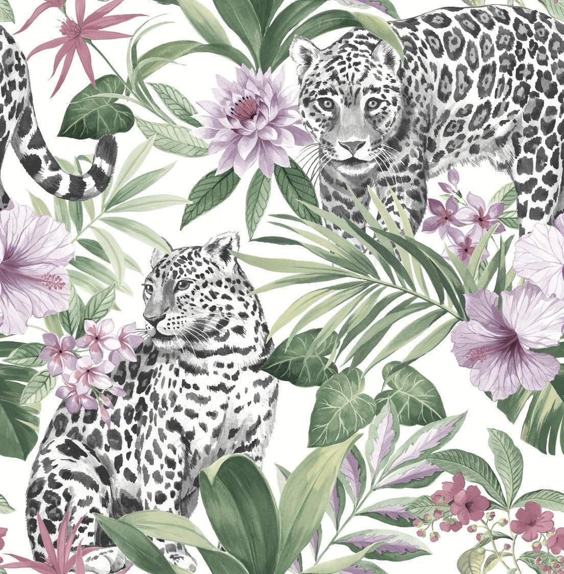 Jungle Print Wallpaper Hd - HD Wallpaper 