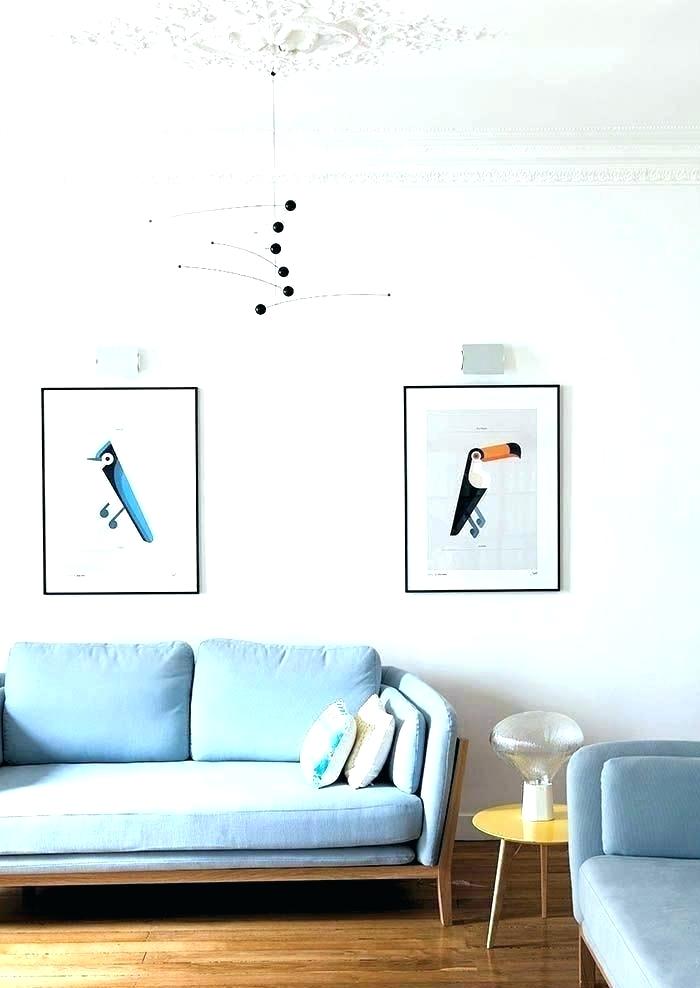 Sky Blue Couch Baby Sofa Living Room Ideas Decorating - Futura Flensted Mobiles - HD Wallpaper 