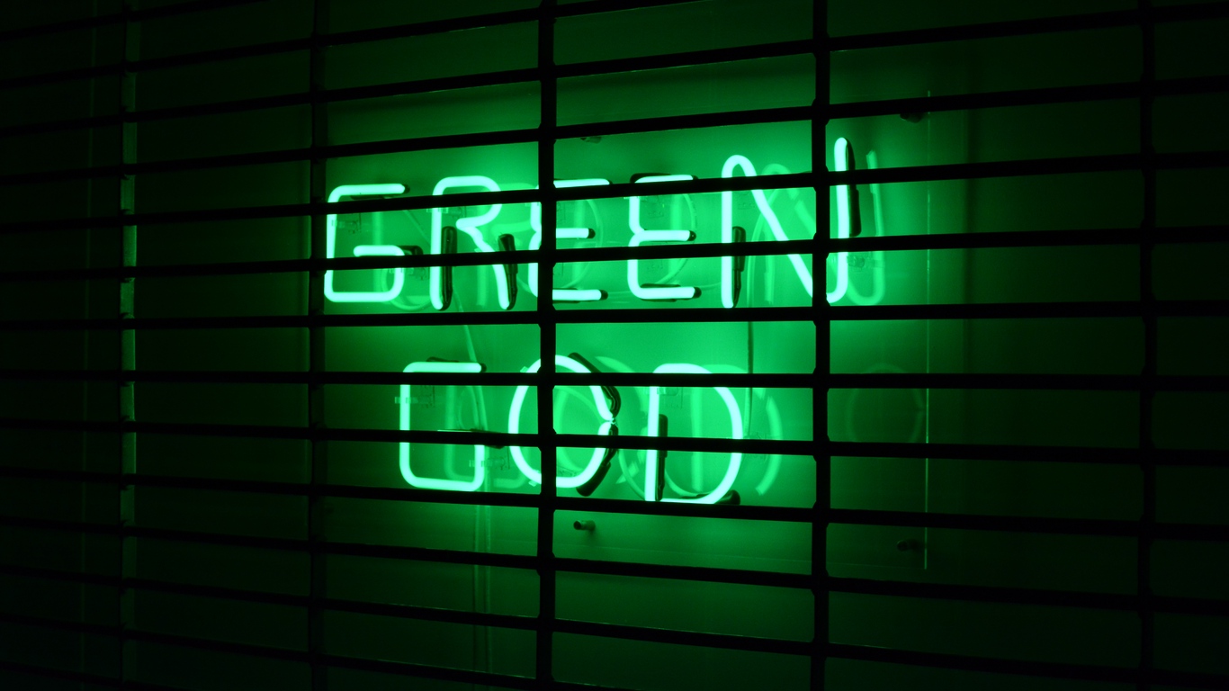 Wallpaper Inscription, Neon, Green, Lattice, Wall - Neon Green Sign Wallpaper Iphone - HD Wallpaper 